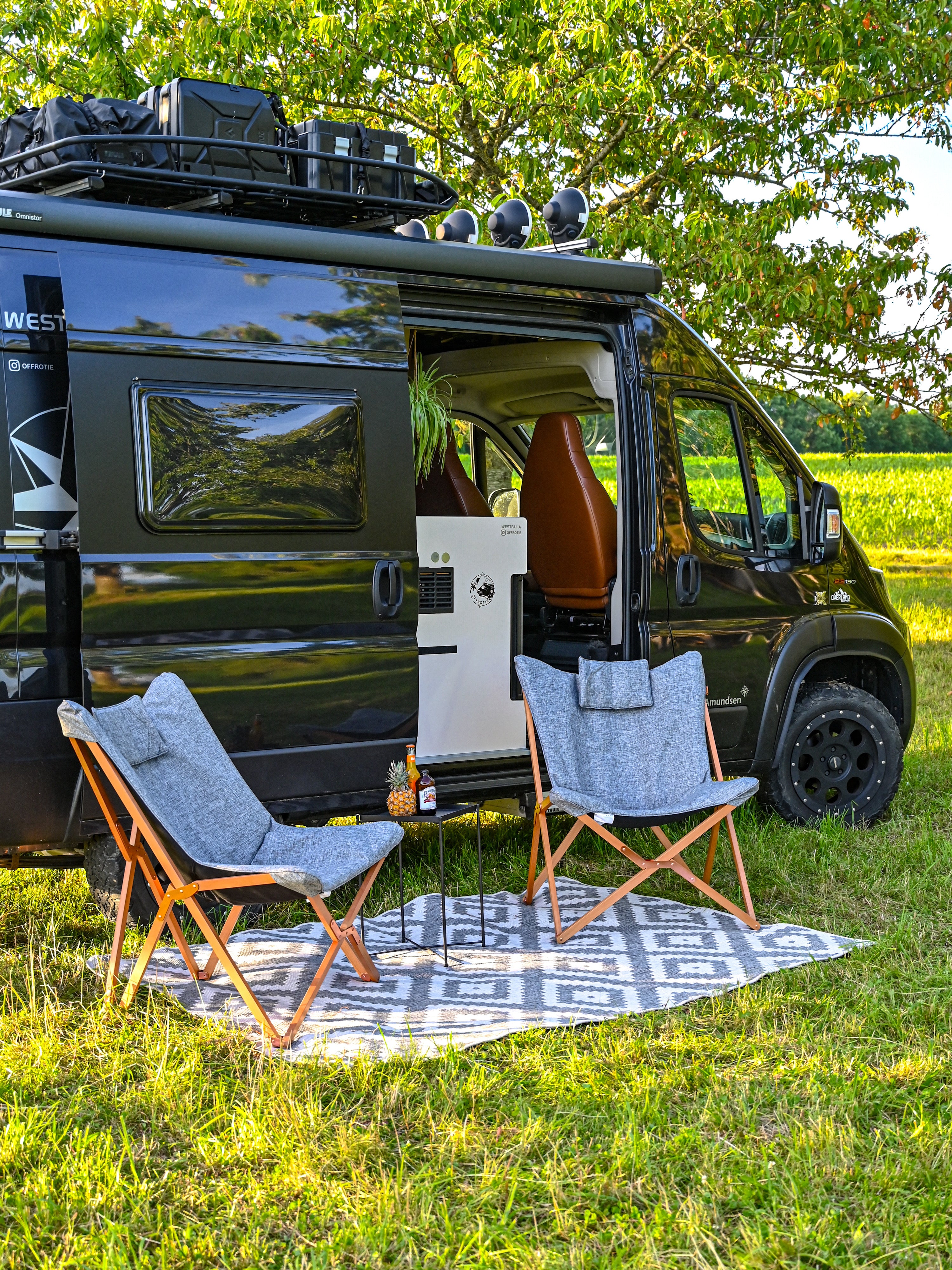 The Bo-Camp Bloomsbury Relax Chair - Urban Outdoor Collection - Foldable for Vanlife