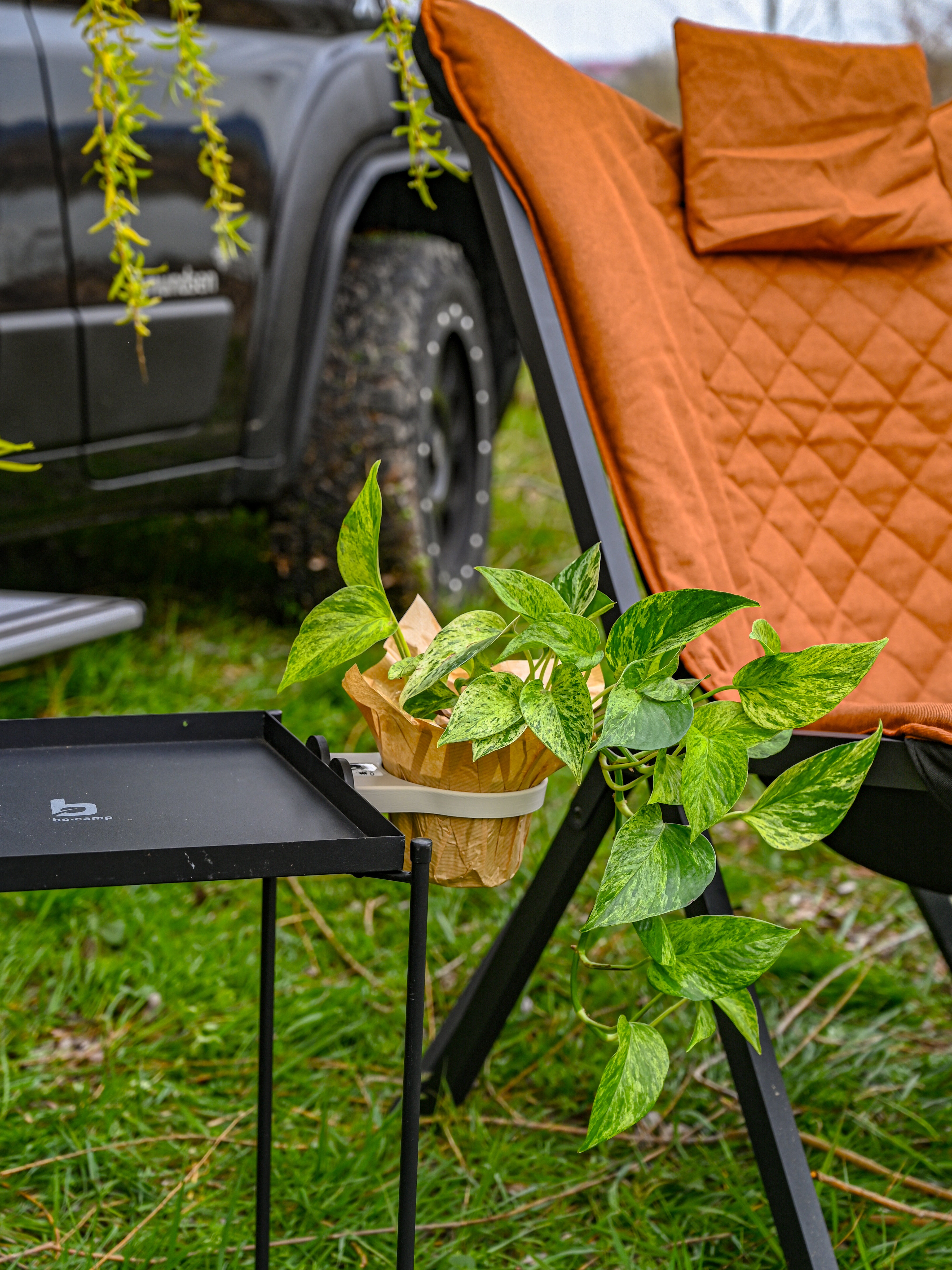 The Ring – Magnetic Plant Holder ø100mm – Offrotie 3D Printed – Portable for Vanlife