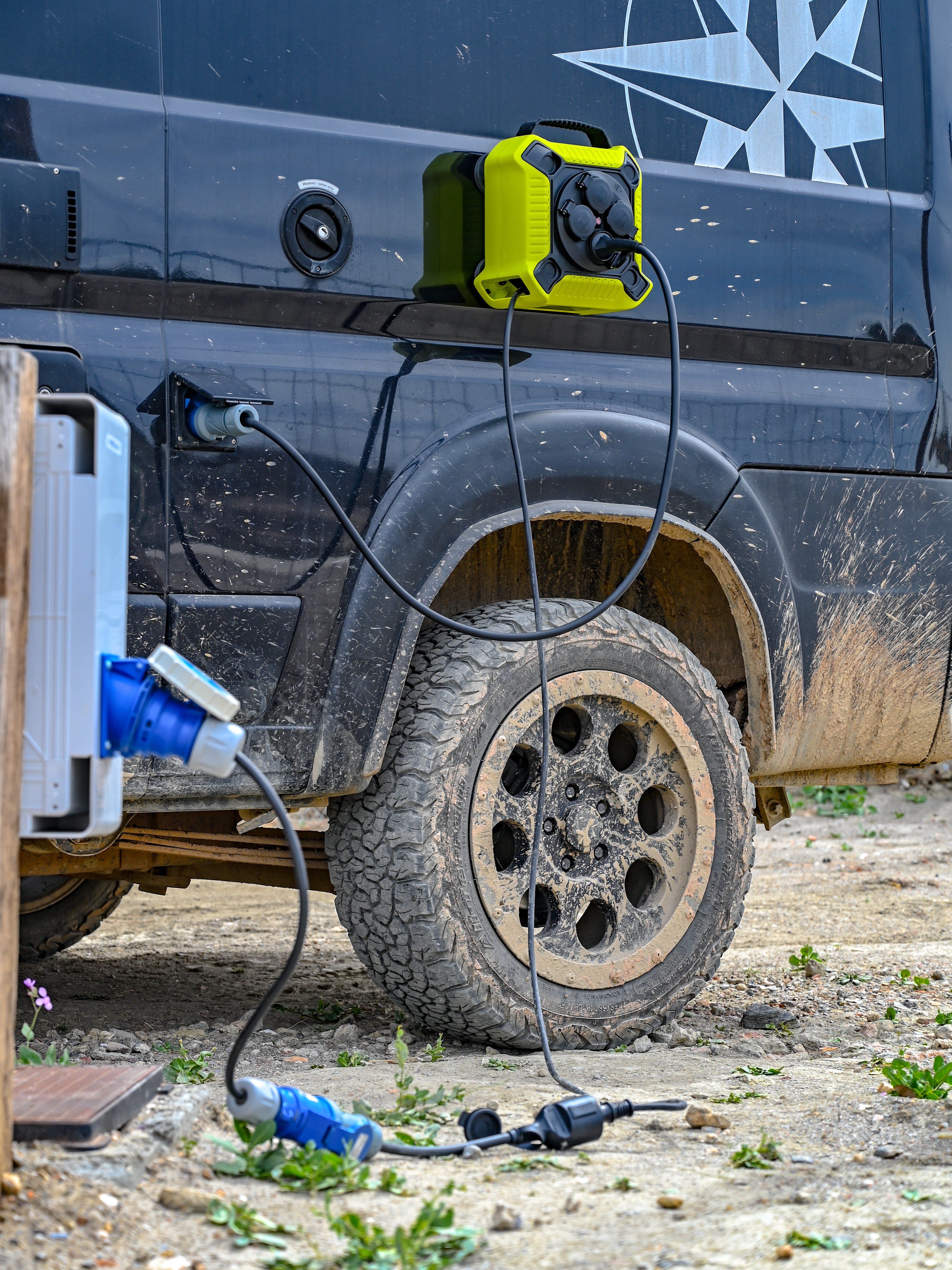 La Mini Bolsa para Cables - Carrete Magnético de Cable - Offrotie - Portátil para Vanlife