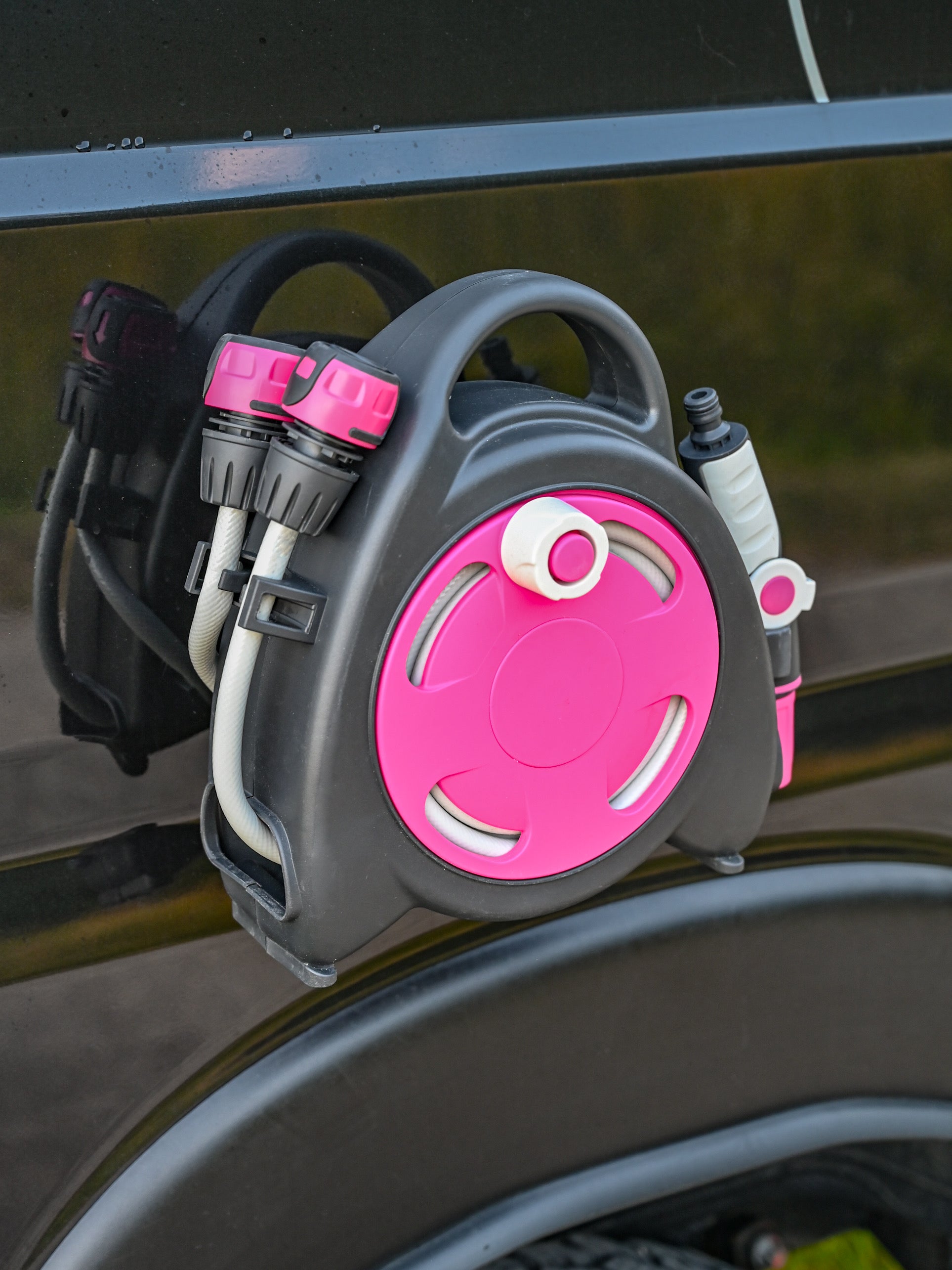 Die Mini-Schlauchtasche - Magnetische Schlauchtrommel - Offrotie - Tragbar für Vanlife