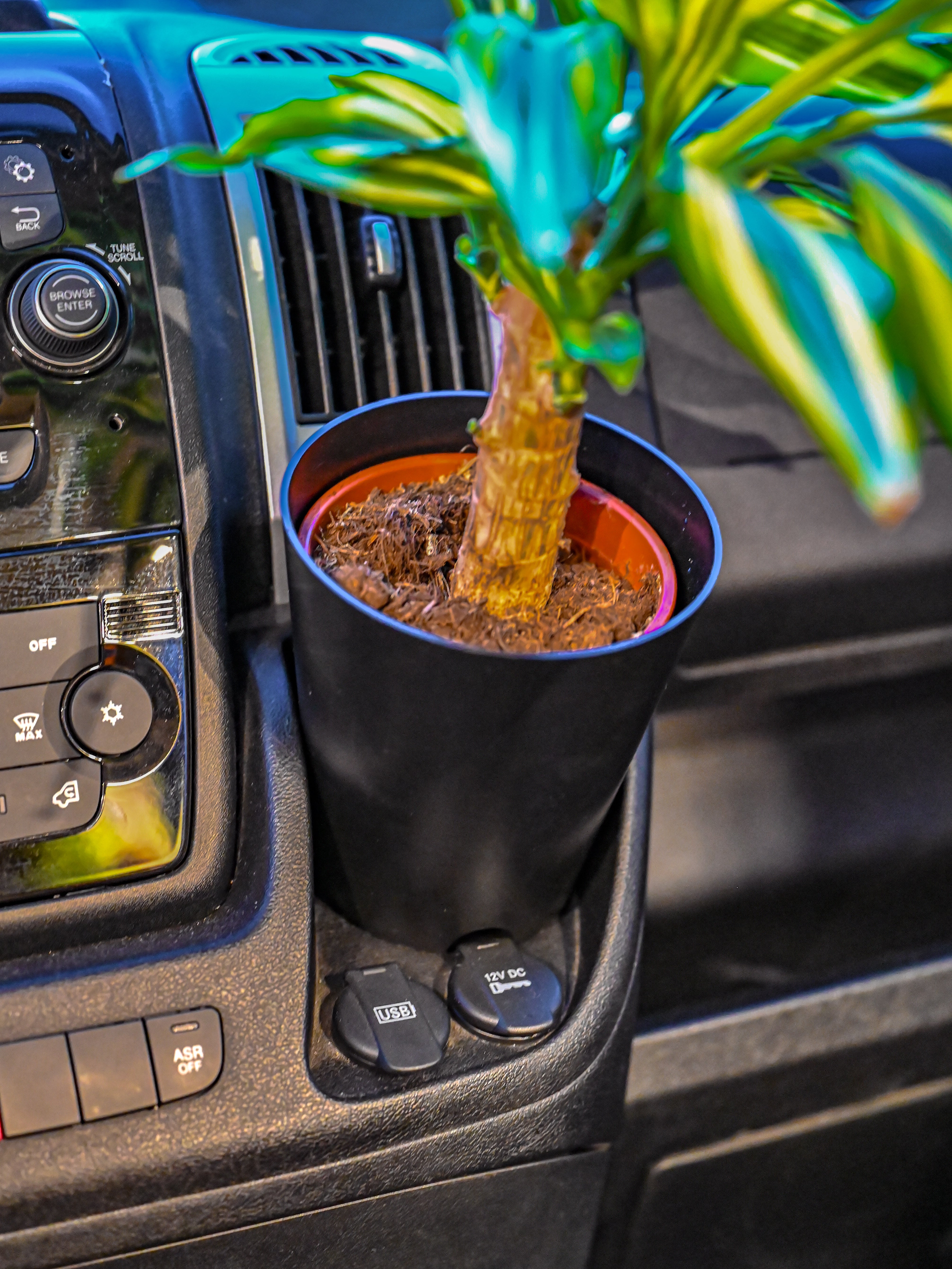 The Pot Holder and Flower Pot Kit Magnetic – Offrotie 3D Printed – Portable for Vanlife