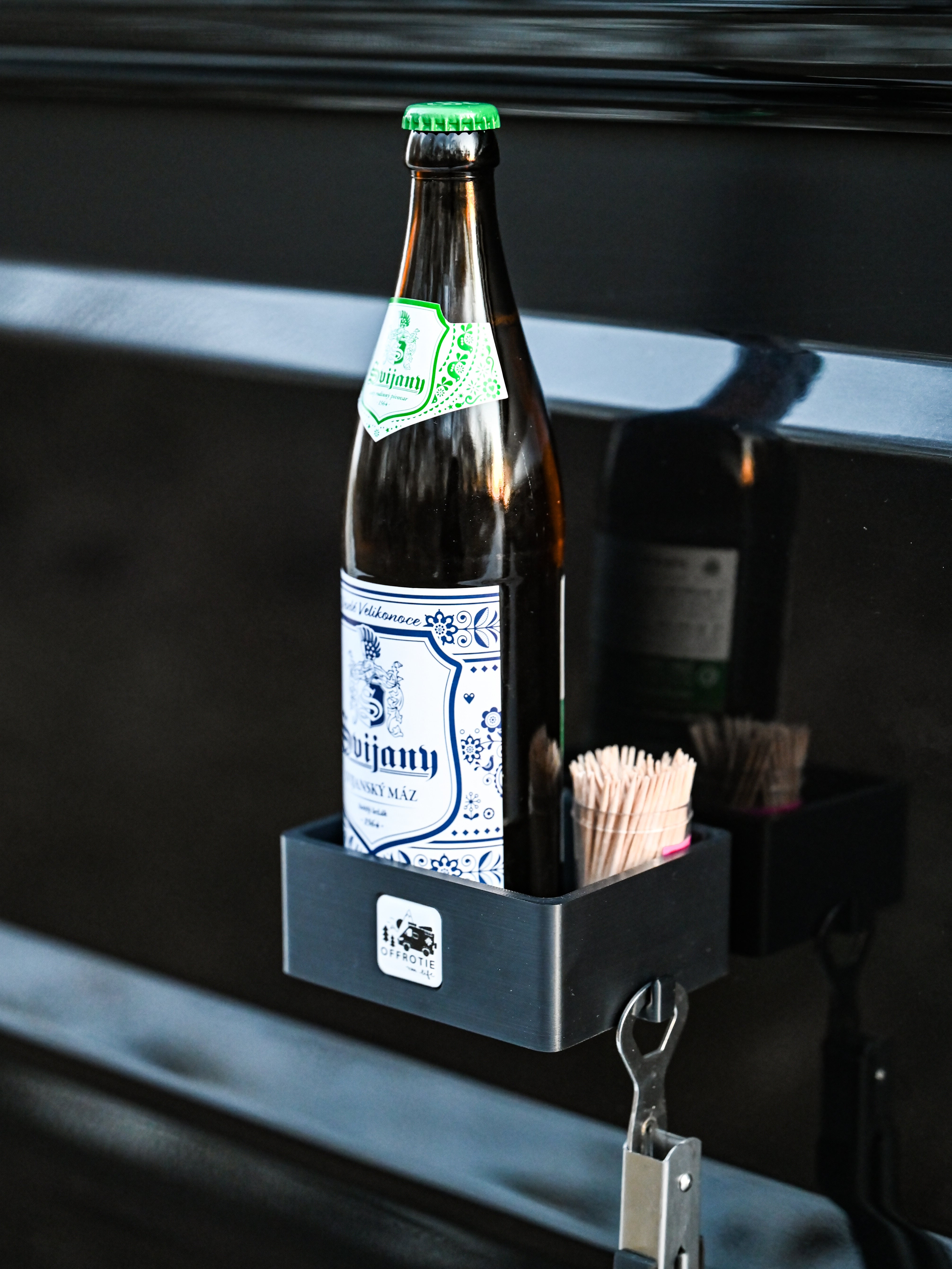 The Basket – Panier de douche magnétique – Offrotie imprimé en 3D – Portable pour Vanlife