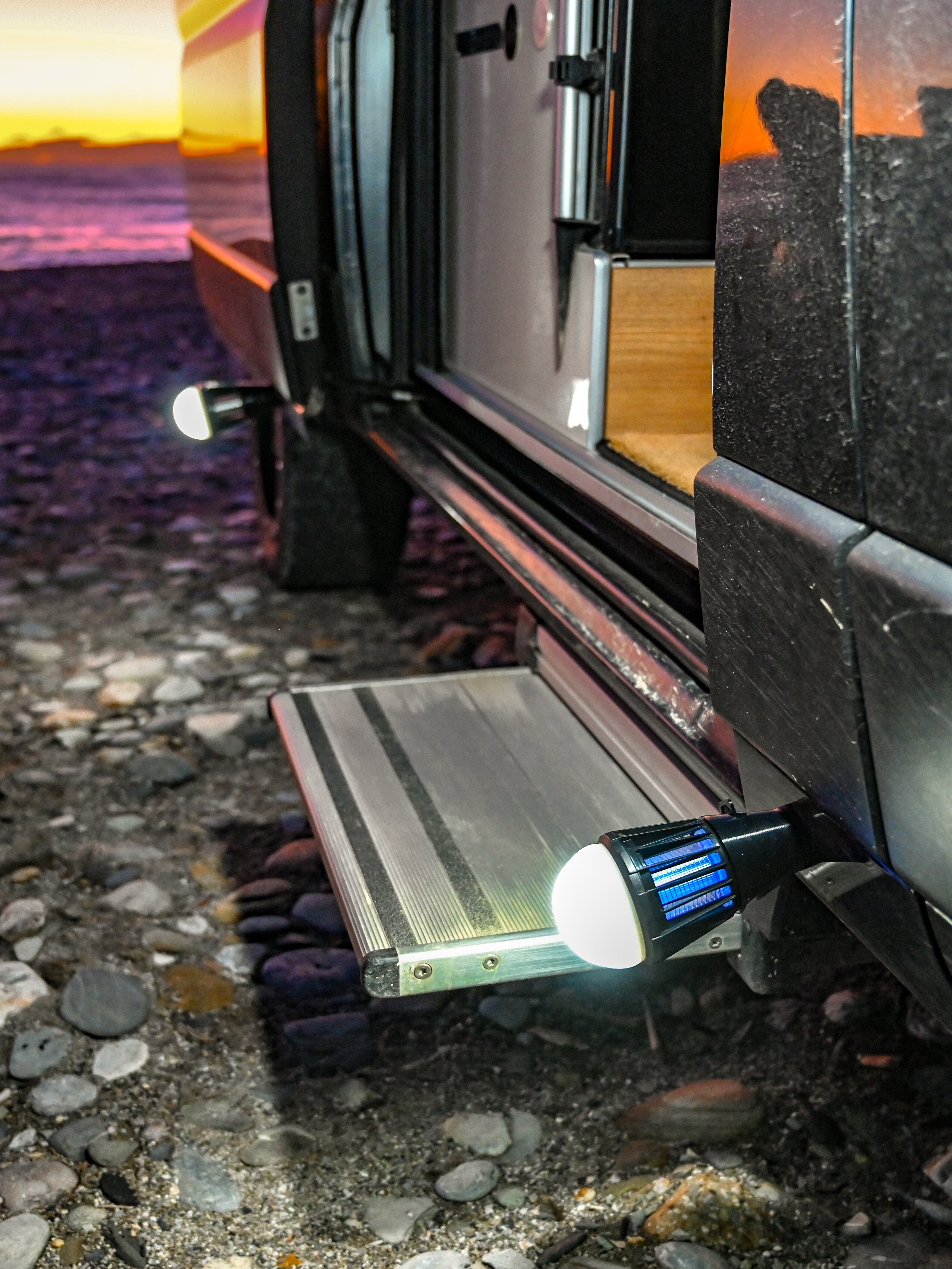 Lámpara Mosquito Magnética - Base Impresa en 3D Offrotie para Bo-Camp, 180 Lúmenes, Impermeable - Portátil para Vanlife