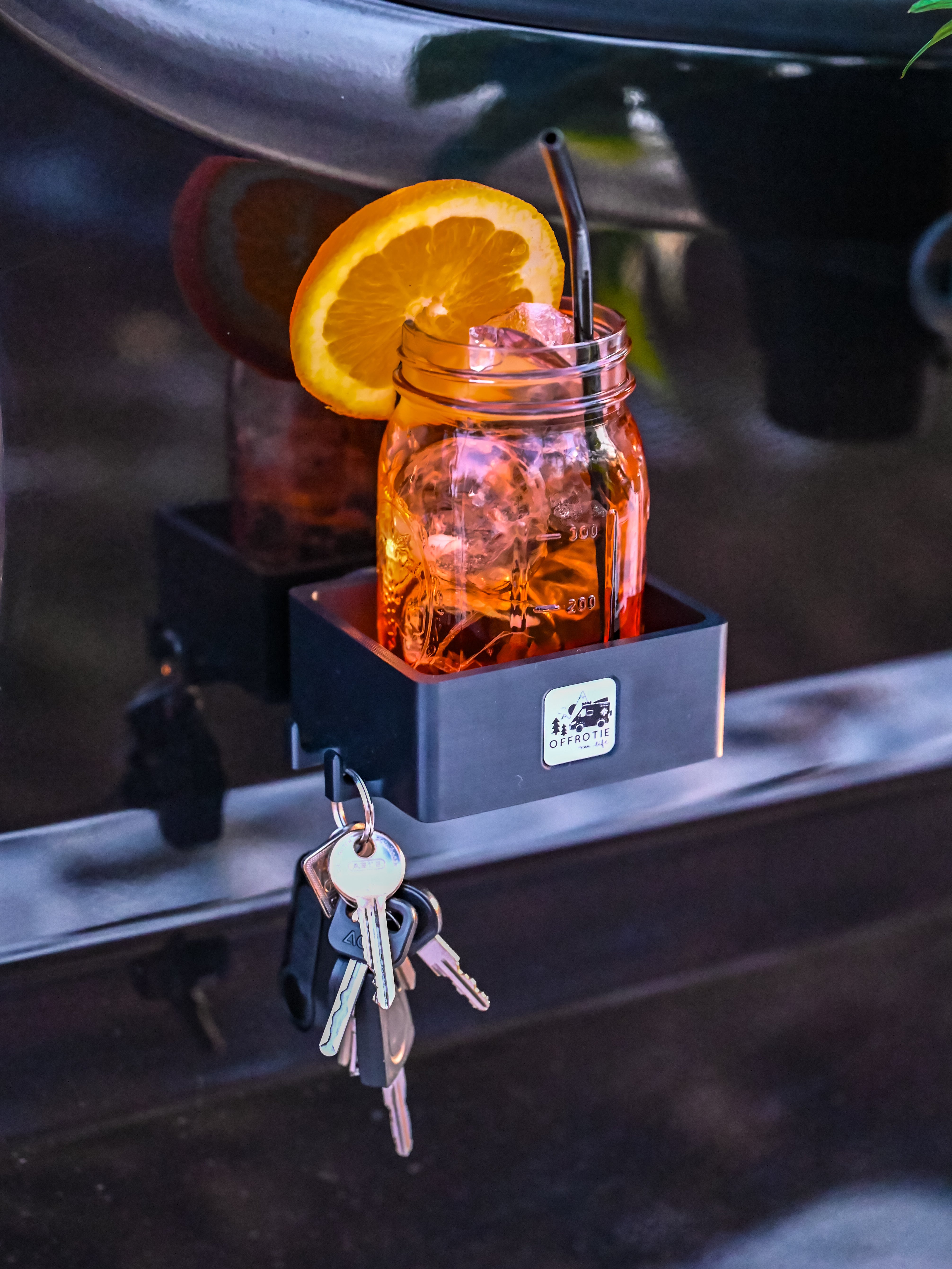 The Basket – Panier de douche magnétique – Offrotie imprimé en 3D – Portable pour Vanlife