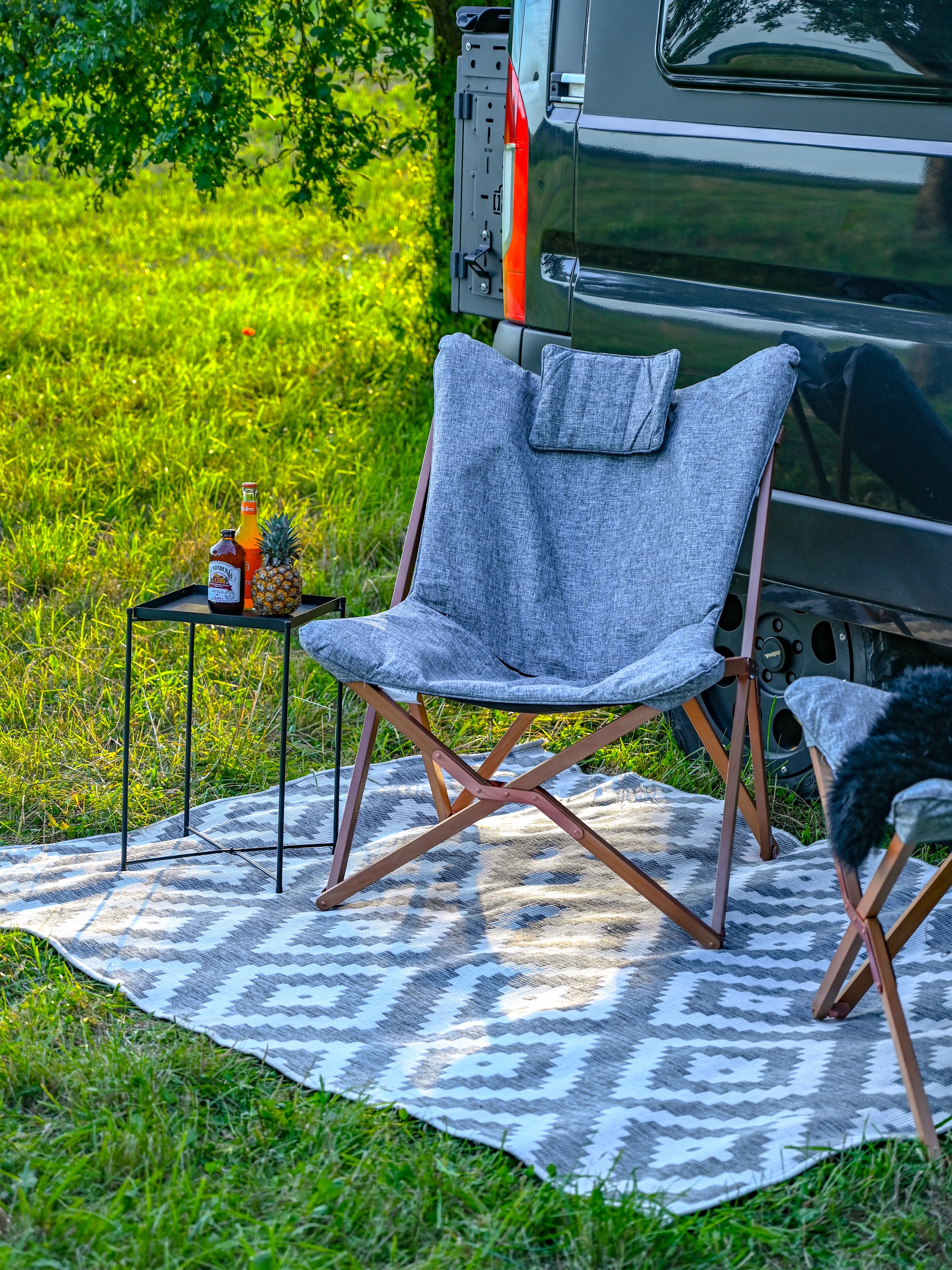 The Bo-Camp Bloomsbury Relax Chair - Urban Outdoor Collection - Foldable for Vanlife