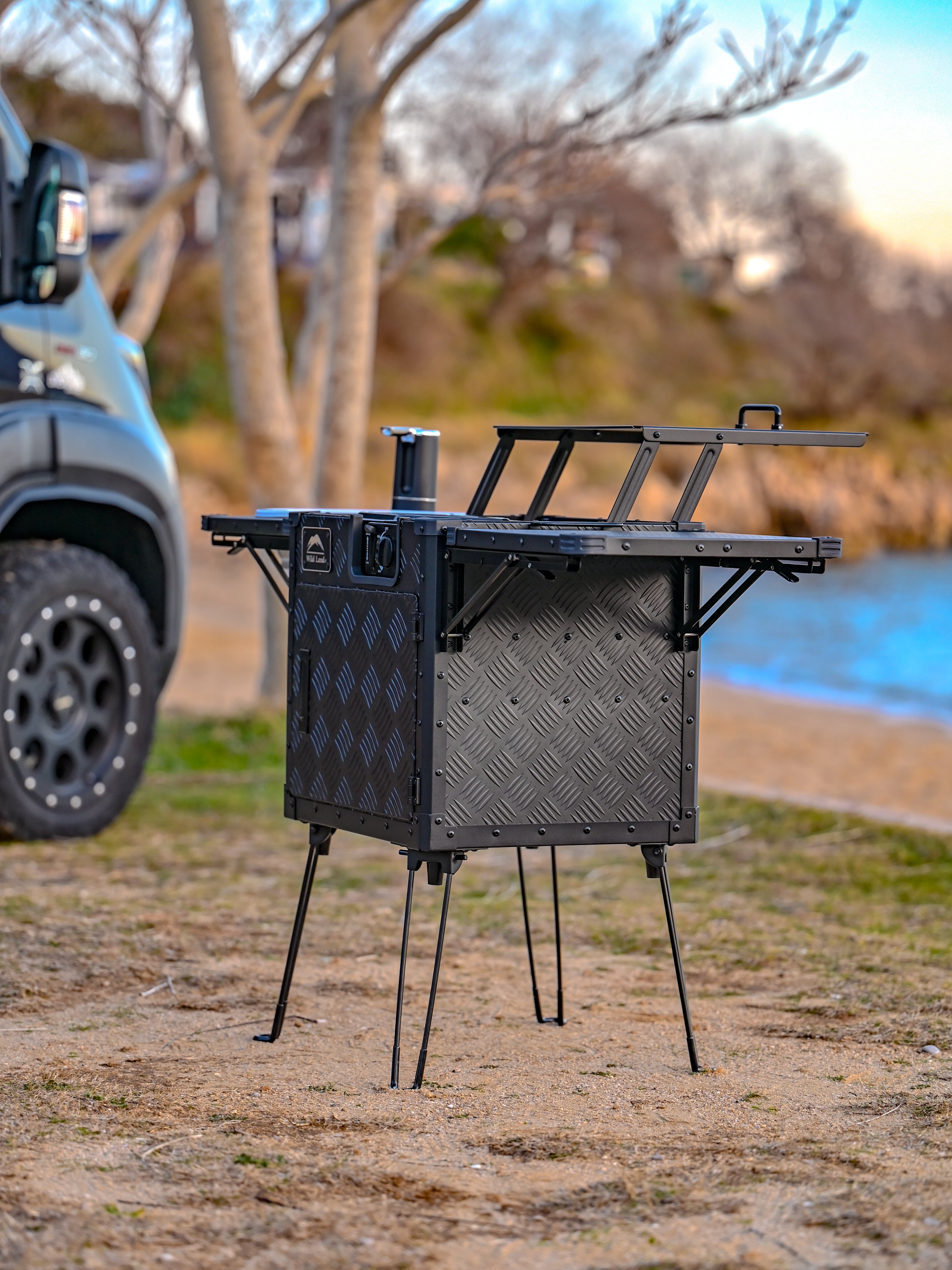 The Kitchen Cube - Offrotie Portable Outdoor Kitchen - Vanlife and Overlander