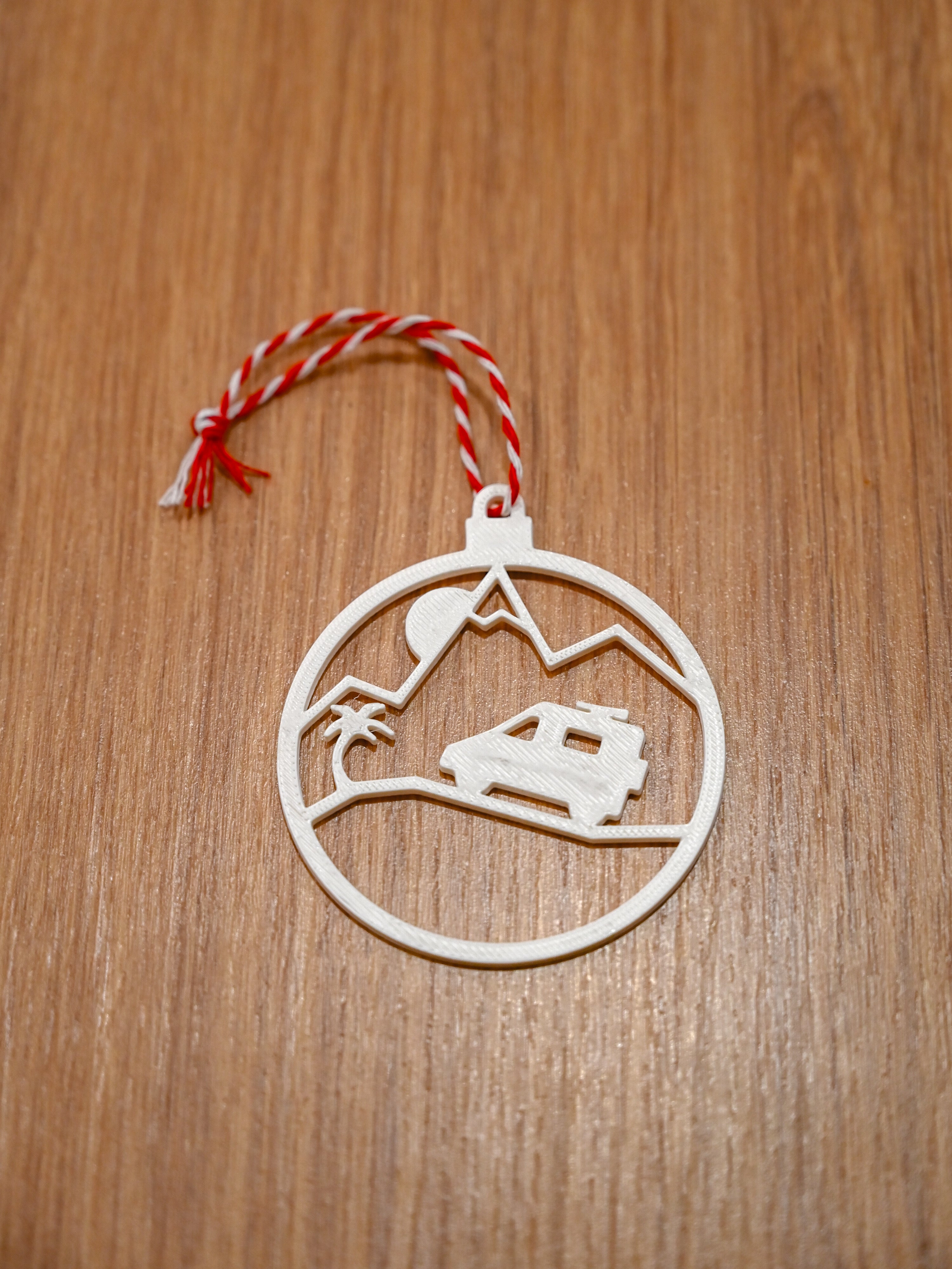Der Weihnachtsbaum Camper Dekor - Offrotie 3D gedruckt - Vanlife Thema