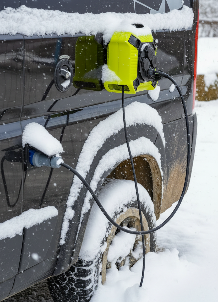 La Mini Bolsa para Cables - Carrete Magnético de Cable - Offrotie - Portátil para Vanlife