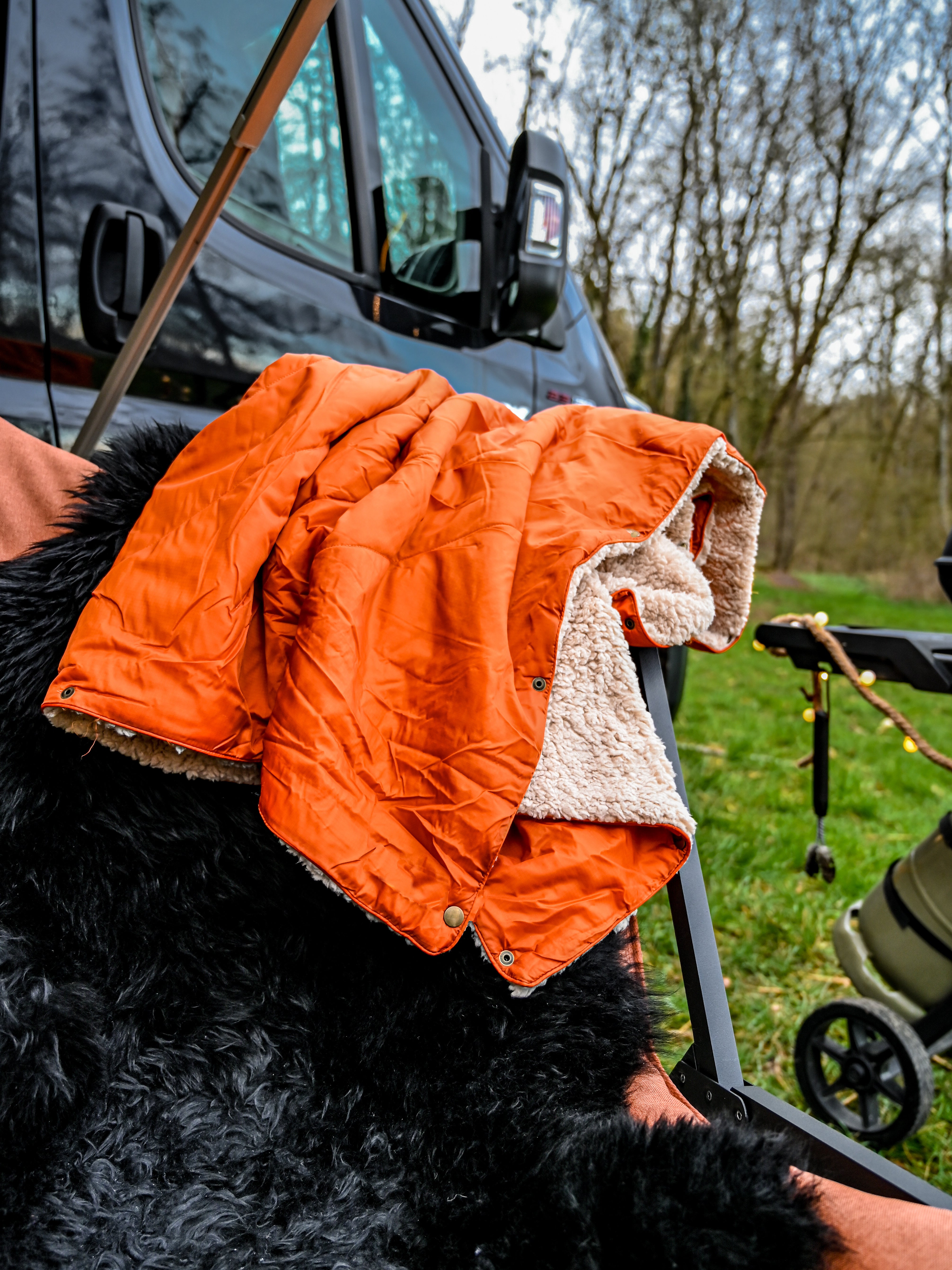The Blanket - Coperta calda e coccolosa Offrotie - Morbida e sostenibile per la vita in van