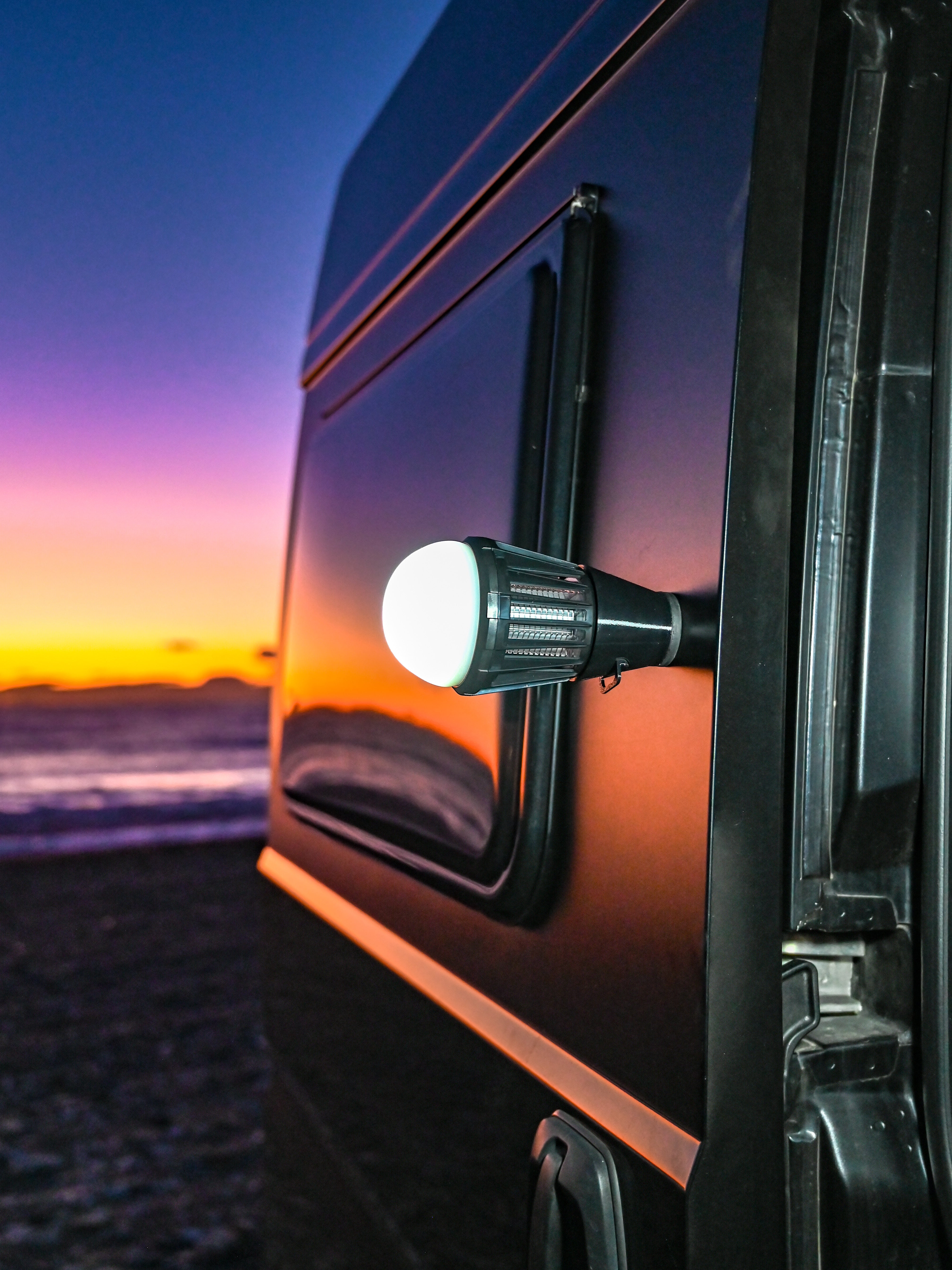 Lámpara Mosquito Magnética - Base Impresa en 3D Offrotie para Bo-Camp, 180 Lúmenes, Impermeable - Portátil para Vanlife