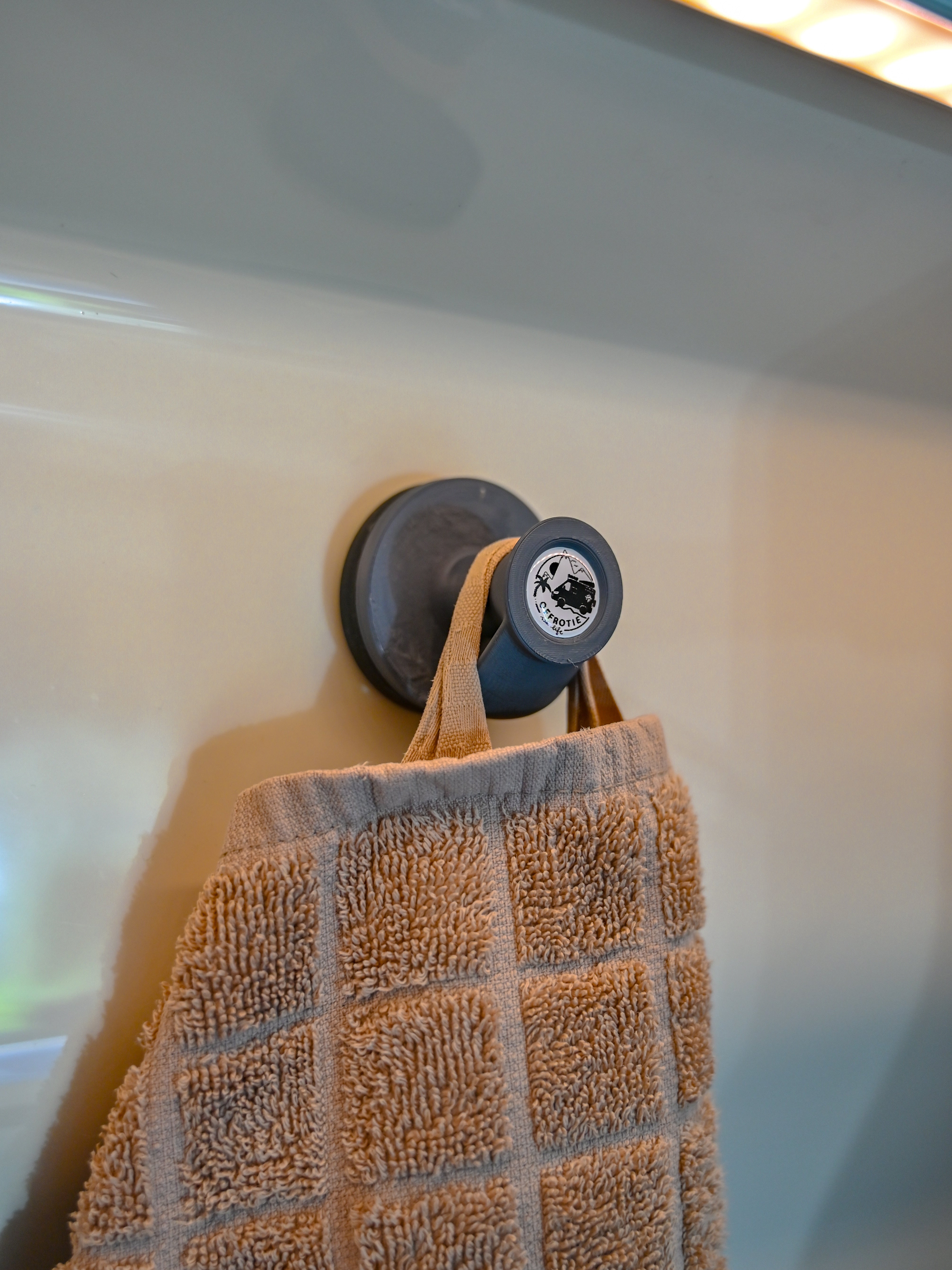 Der Espresso-Haken – Offrotie 3D-gedruckter Magnethaken – Tragbar fürs Vanlife