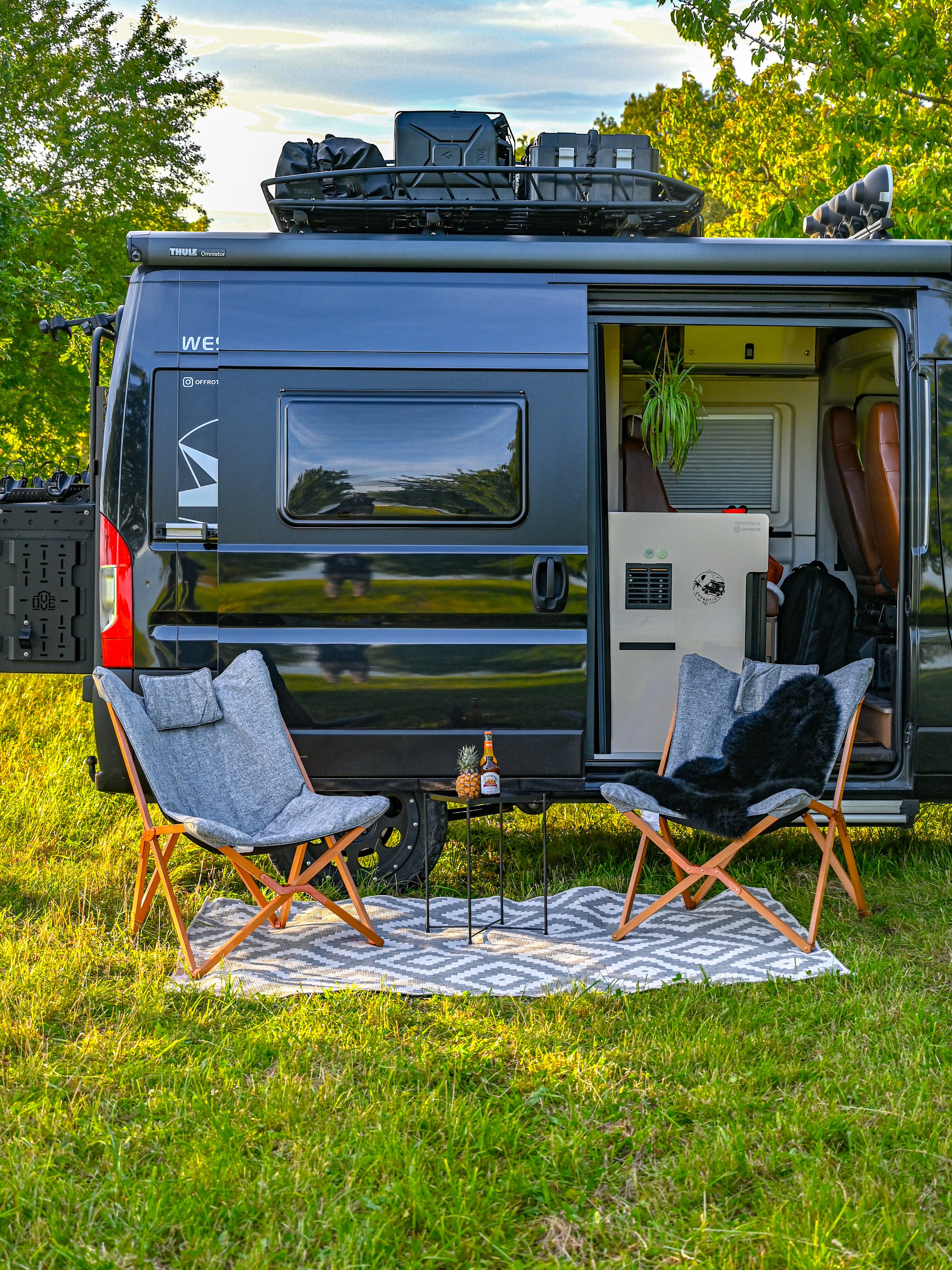 The Bo-Camp Bloomsbury Relax Chair - Urban Outdoor Collection - Foldable for Vanlife
