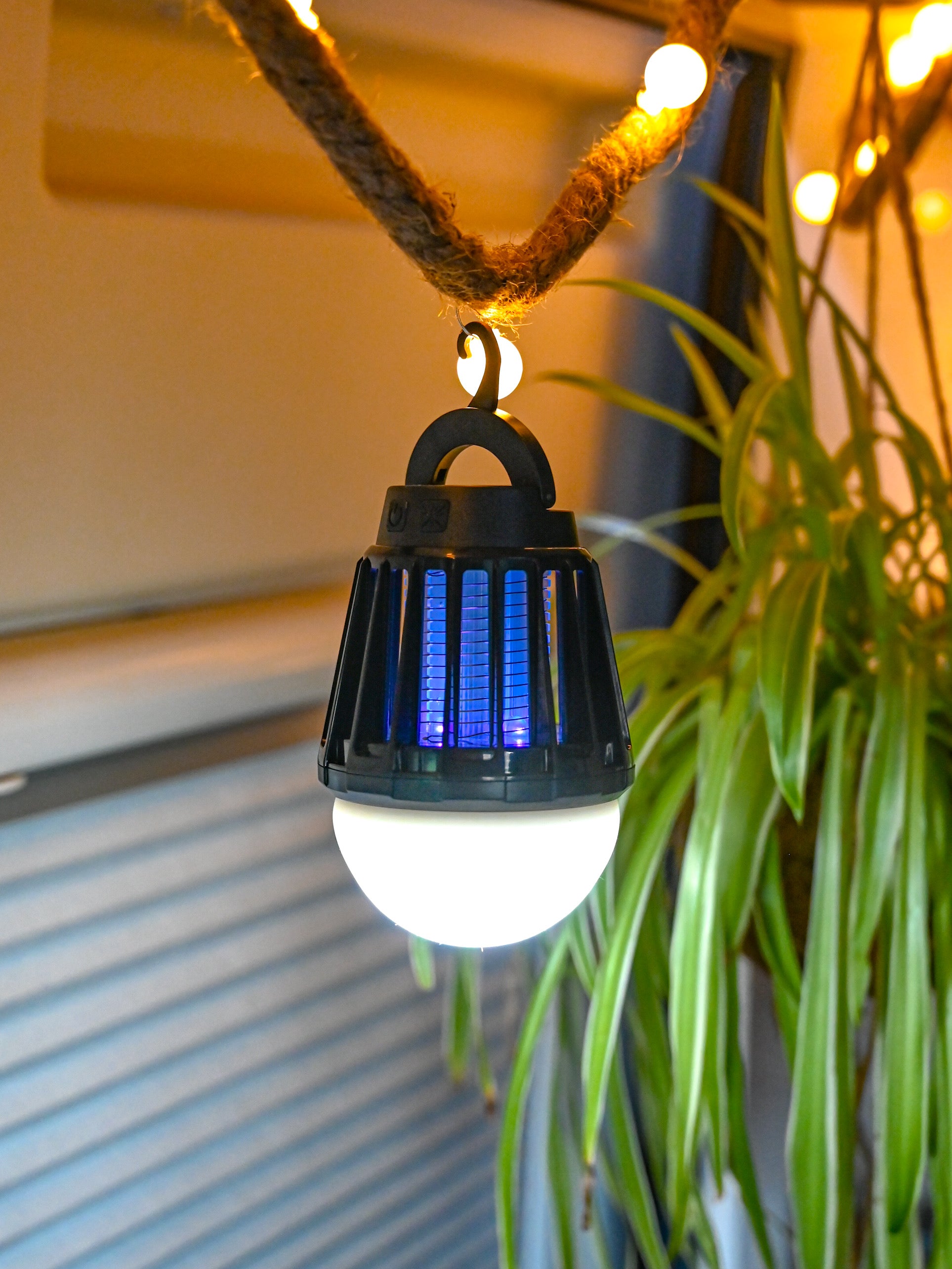 Lámpara Mosquito Magnética - Base Impresa en 3D Offrotie para Bo-Camp, 180 Lúmenes, Impermeable - Portátil para Vanlife