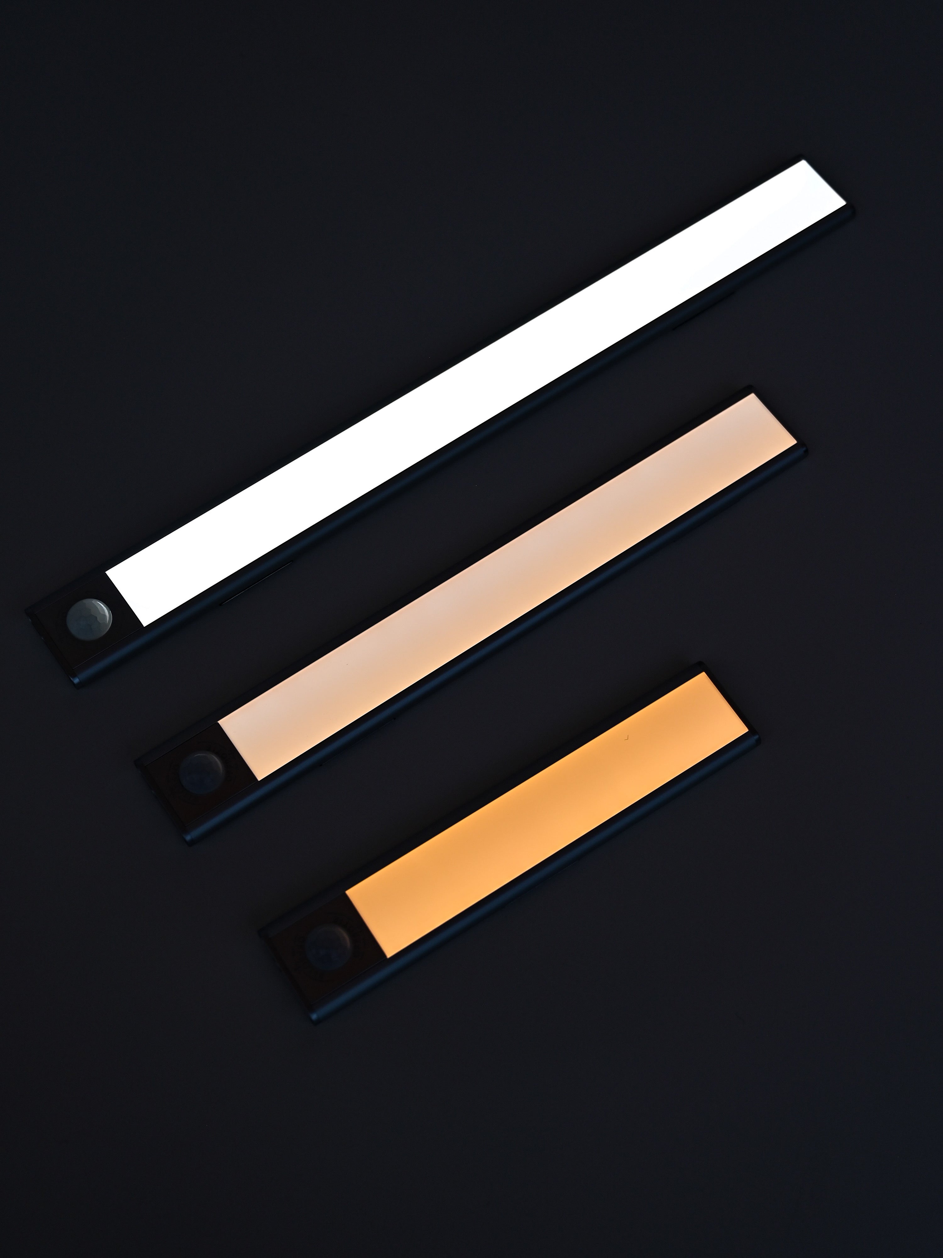 The LED Strip Magnetic - Offrotie Lamp for Cabinets Kitchen Bath - 3 Sizes | Motion Sensor | 3 Color Temperatures
