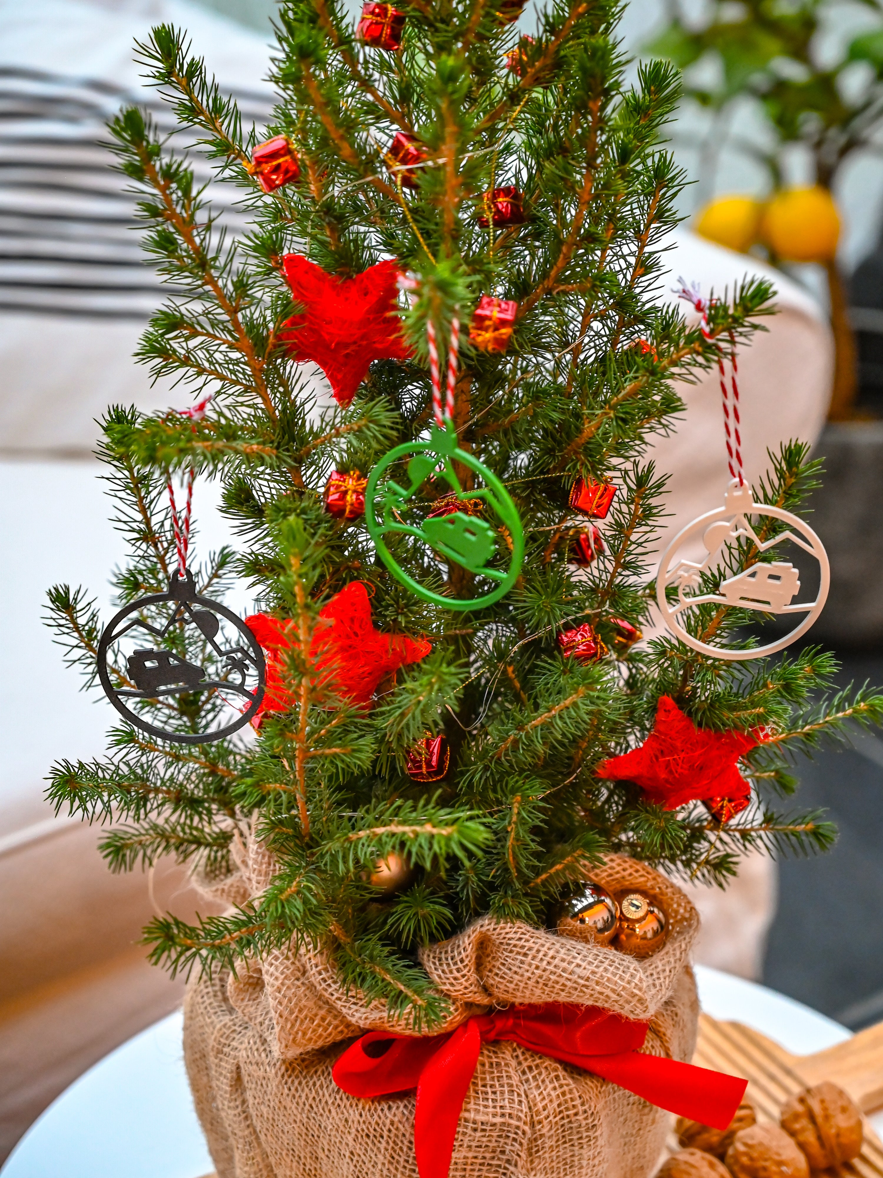 Der Weihnachtsbaum Camper Dekor - Offrotie 3D gedruckt - Vanlife Thema