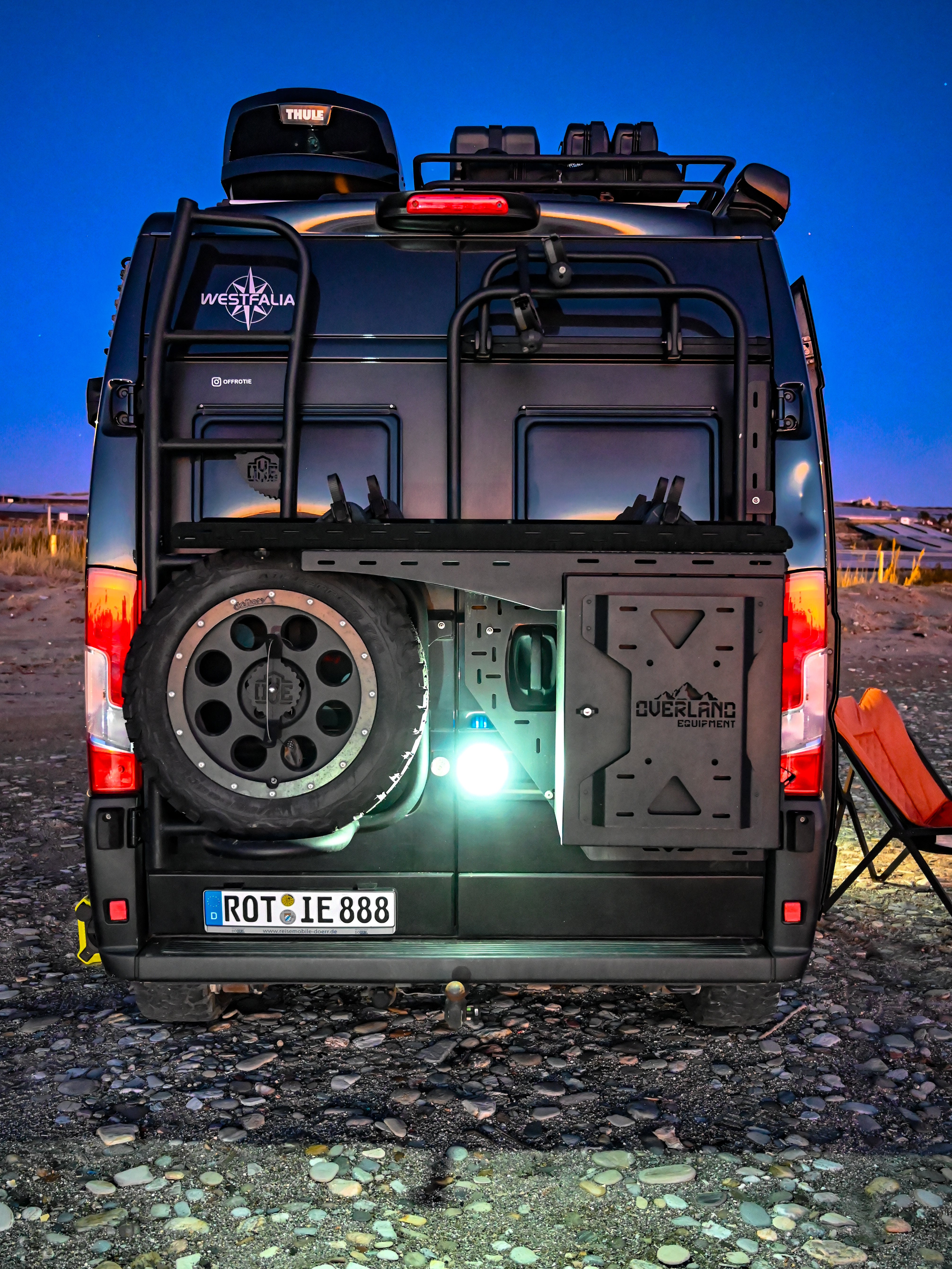 Lámpara Mosquito Magnética - Base Impresa en 3D Offrotie para Bo-Camp, 180 Lúmenes, Impermeable - Portátil para Vanlife