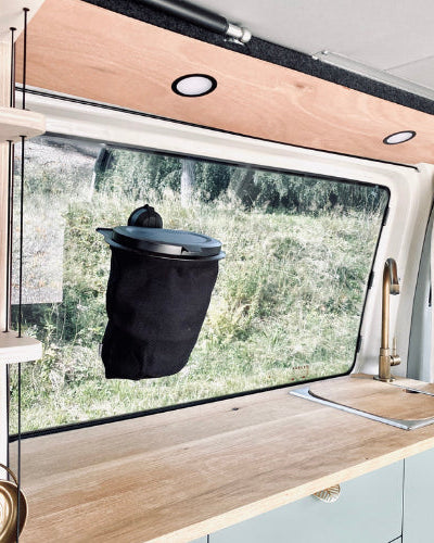 Der Flextrash Abfalleimer - Klein 3 Liter - Tragbar für Vanlife