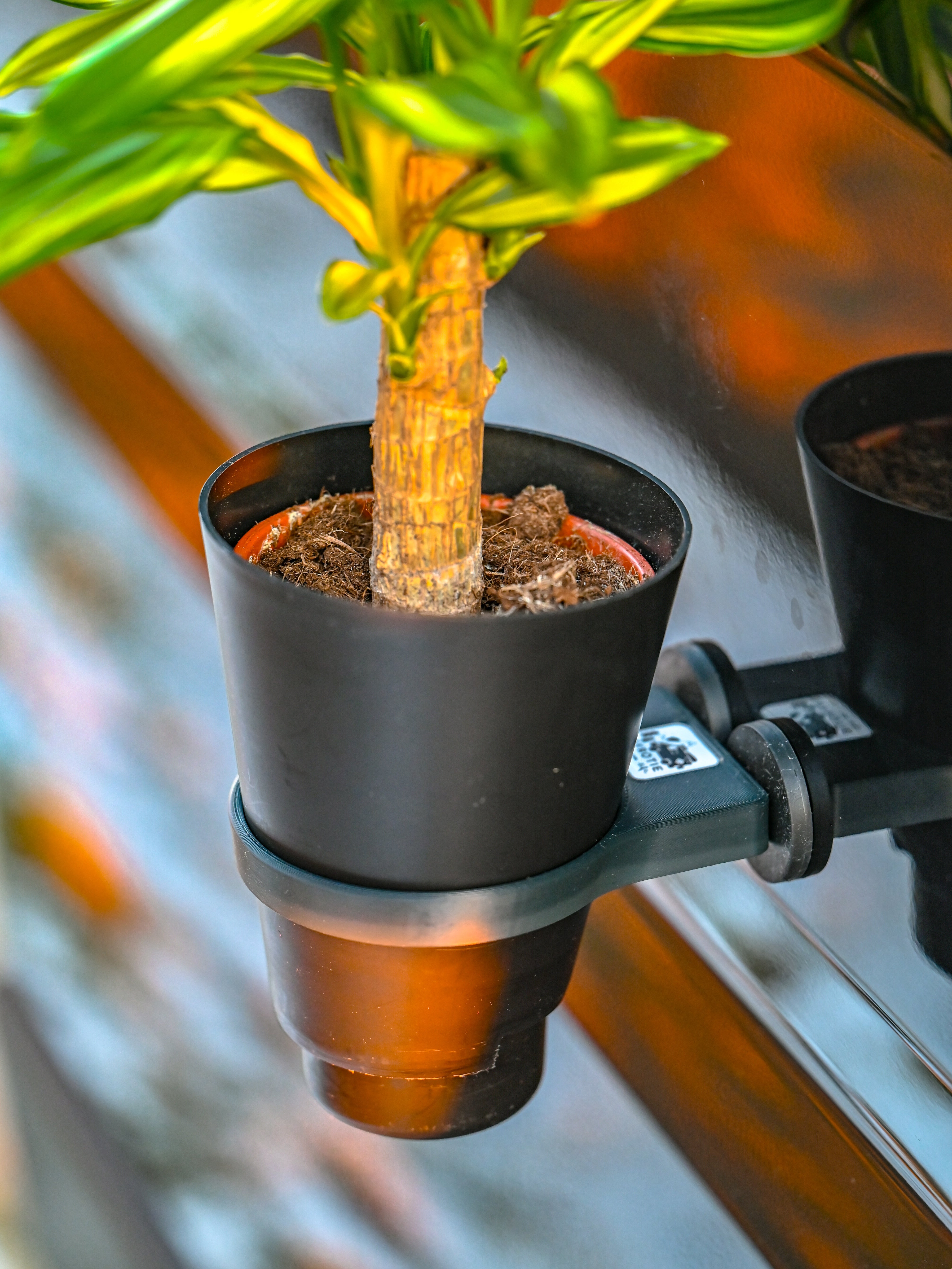 The Pot Holder and Flower Pot Kit Magnetic – Offrotie 3D Printed – Portable for Vanlife