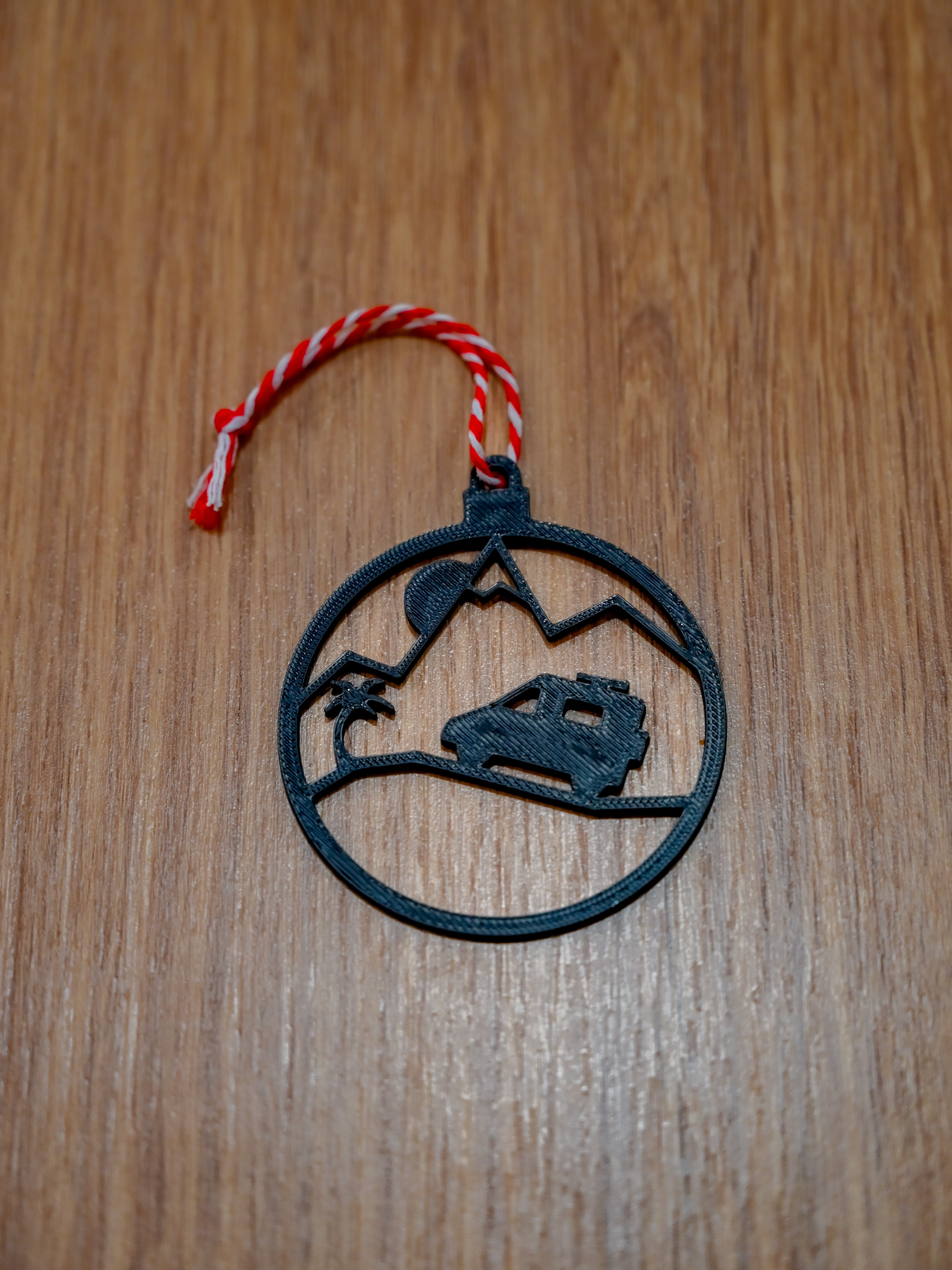 Der Weihnachtsbaum Camper Dekor - Offrotie 3D gedruckt - Vanlife Thema