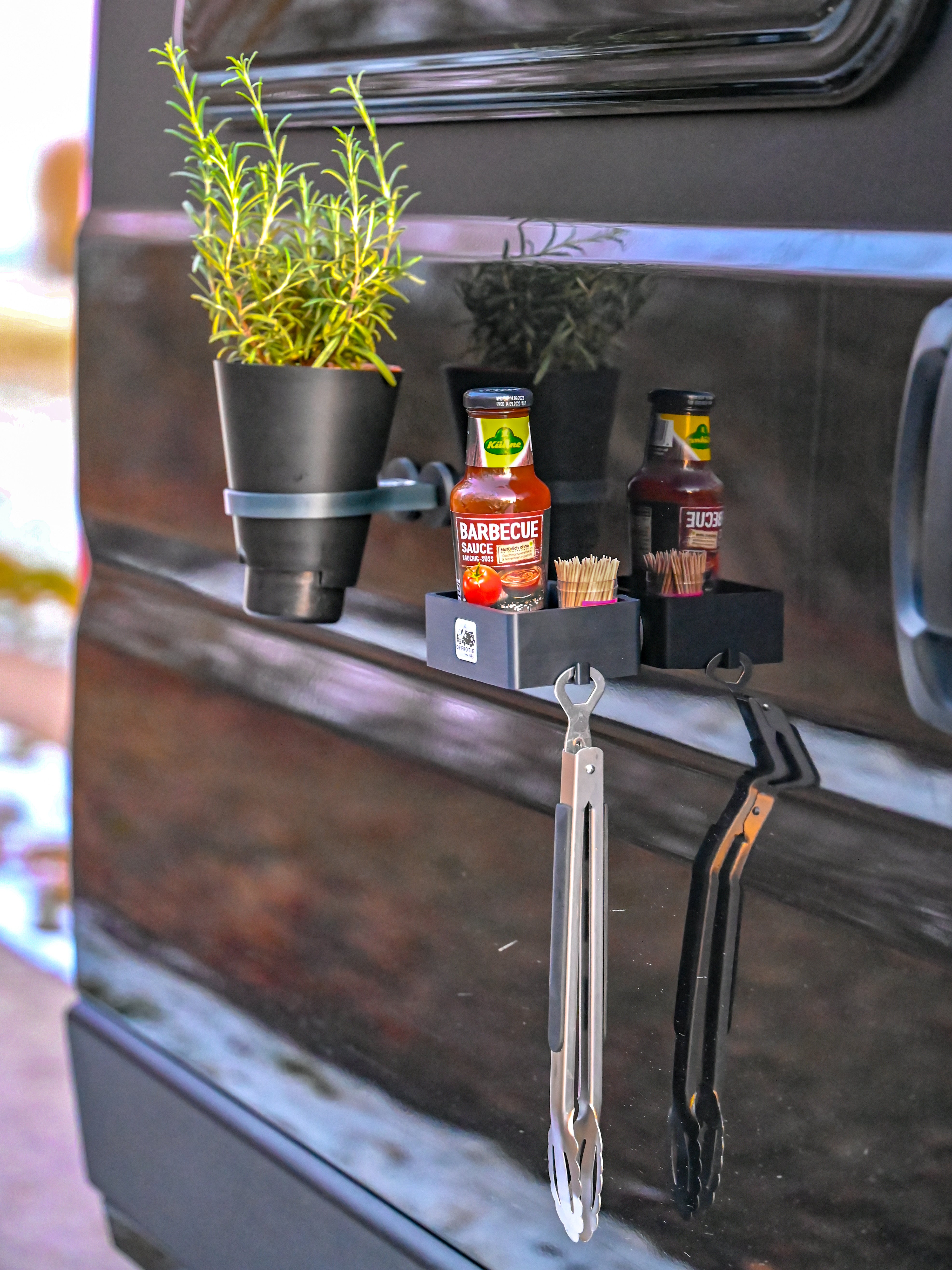 The Basket – Panier de douche magnétique – Offrotie imprimé en 3D – Portable pour Vanlife