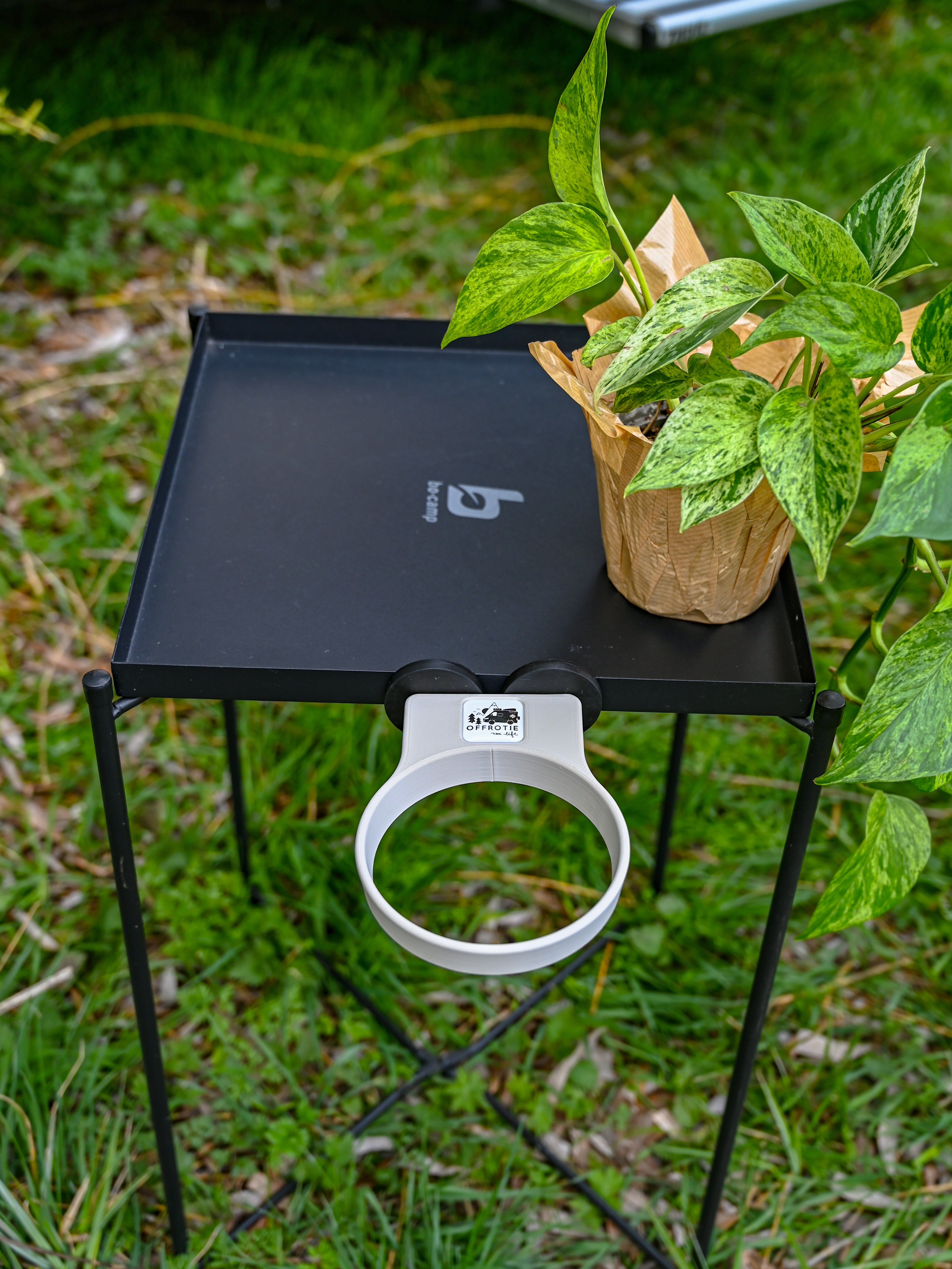 The Ring – Magnetic Plant Holder ø100mm – Offrotie 3D Printed – Portable for Vanlife