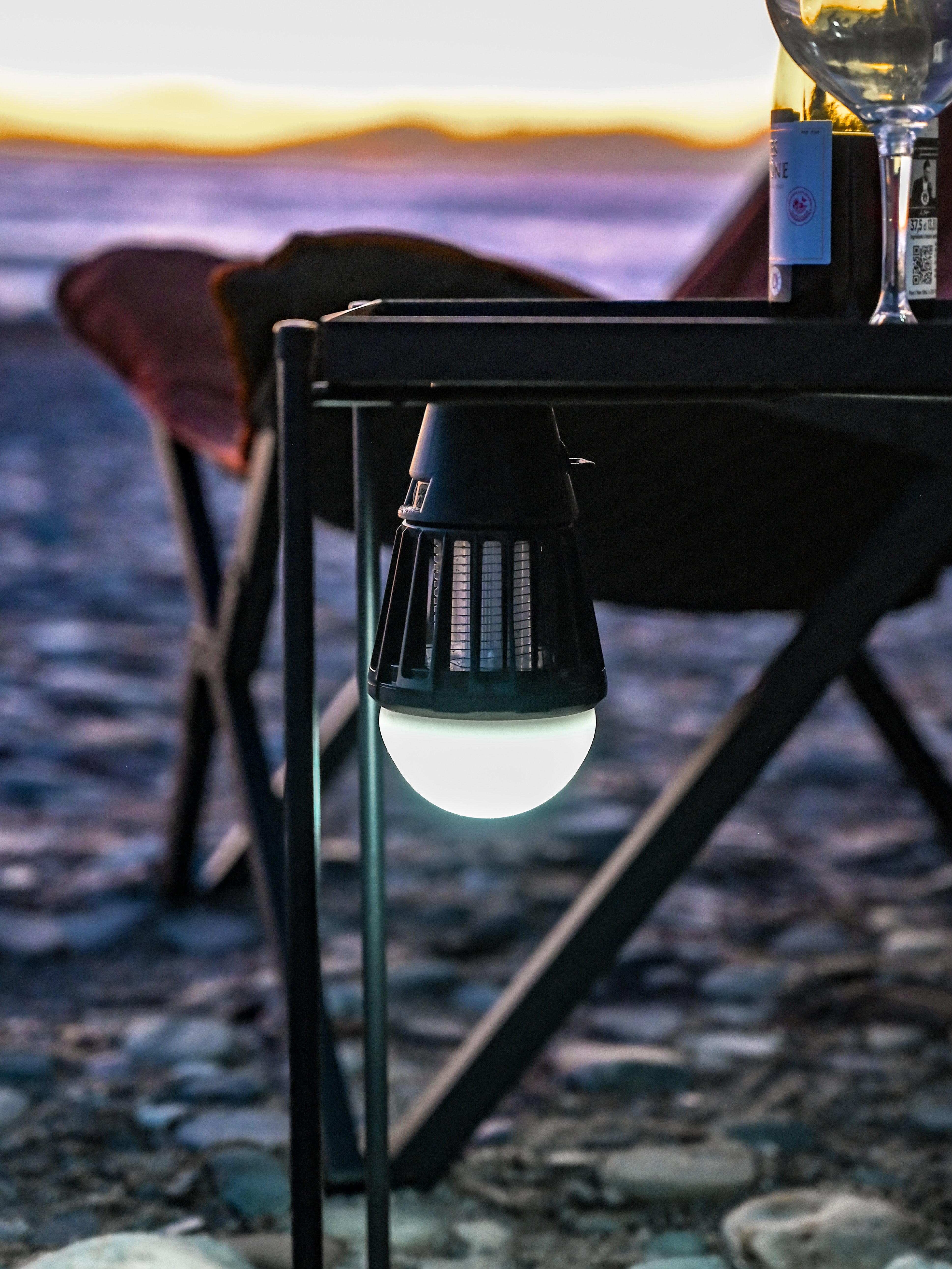 Lámpara Mosquito Magnética - Base Impresa en 3D Offrotie para Bo-Camp, 180 Lúmenes, Impermeable - Portátil para Vanlife