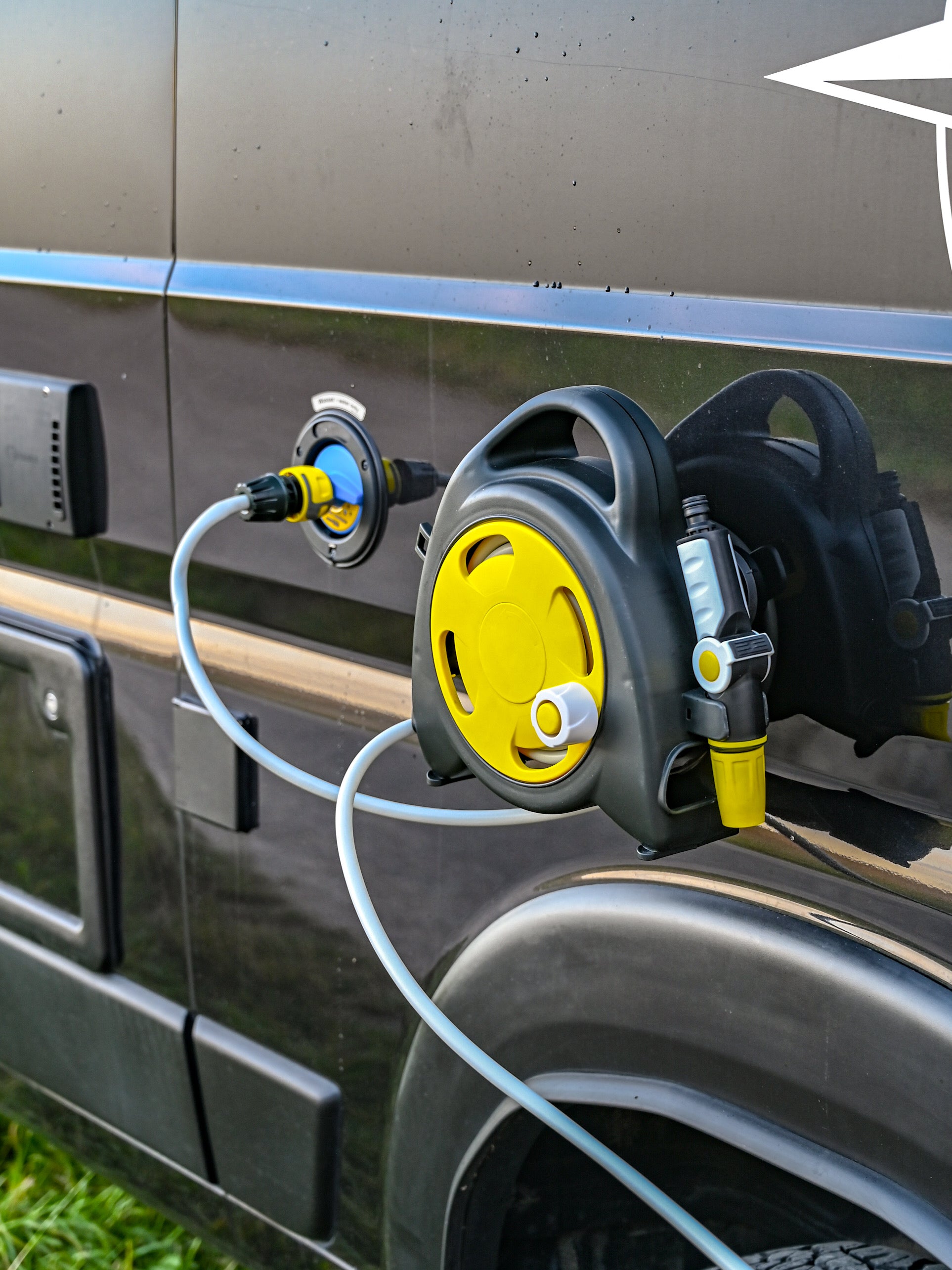 Die Mini-Schlauchtasche - Magnetische Schlauchtrommel - Offrotie - Tragbar für Vanlife