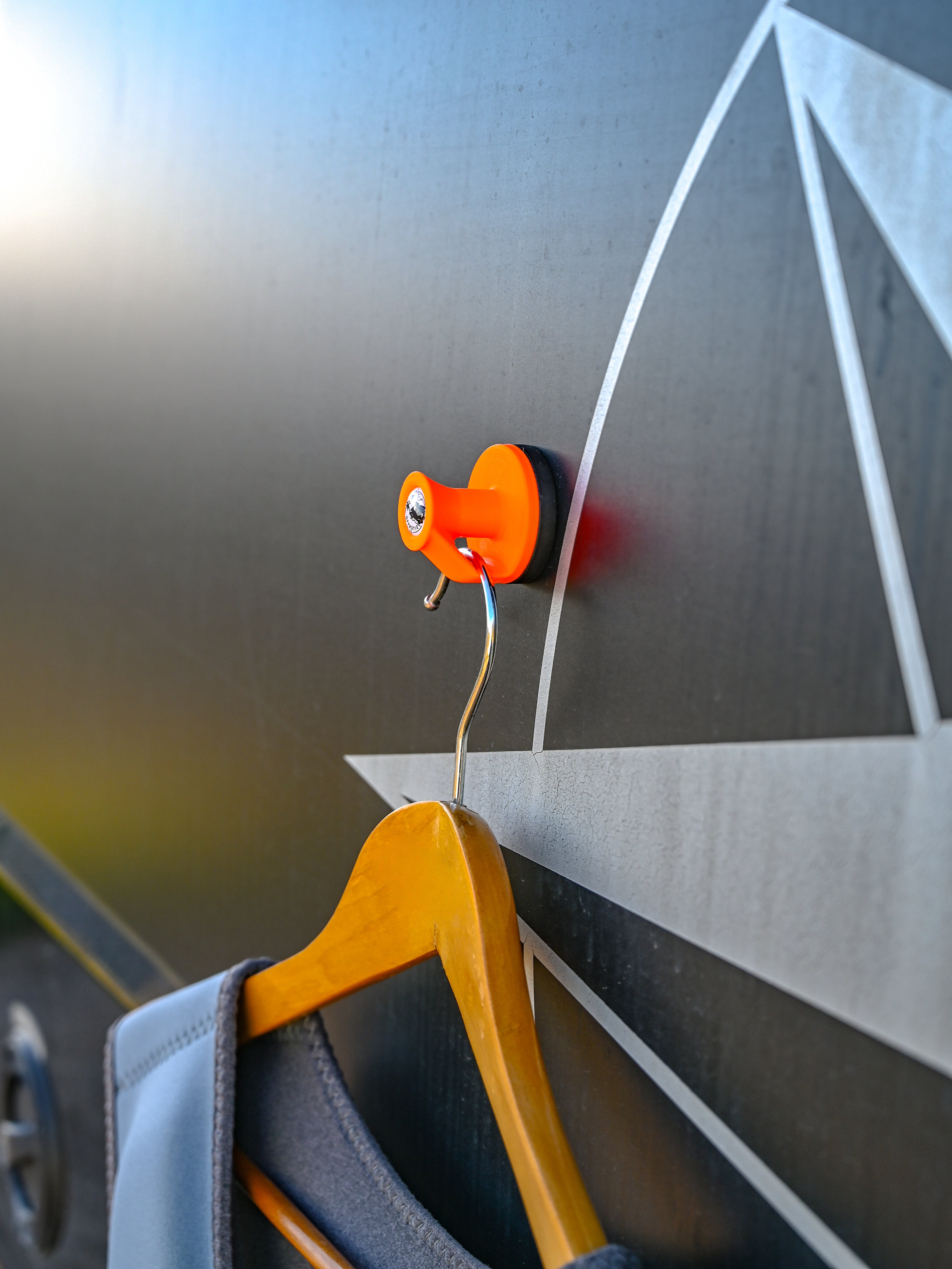 Der Espresso-Haken – Offrotie 3D-gedruckter Magnethaken – Tragbar fürs Vanlife