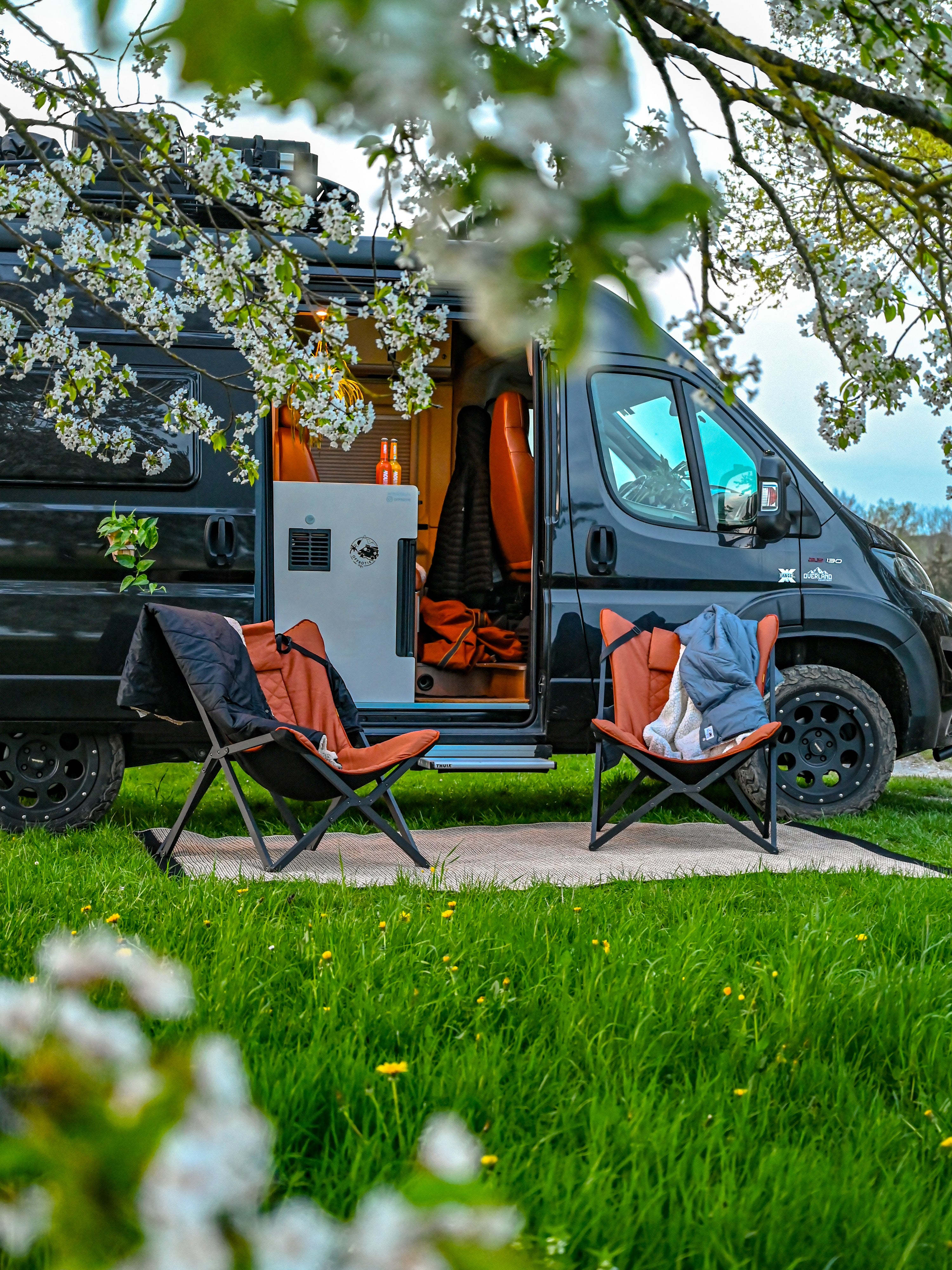Silla Relax Bo-Camp Molfat - Colección Industrial - Plegable para Vanlife
