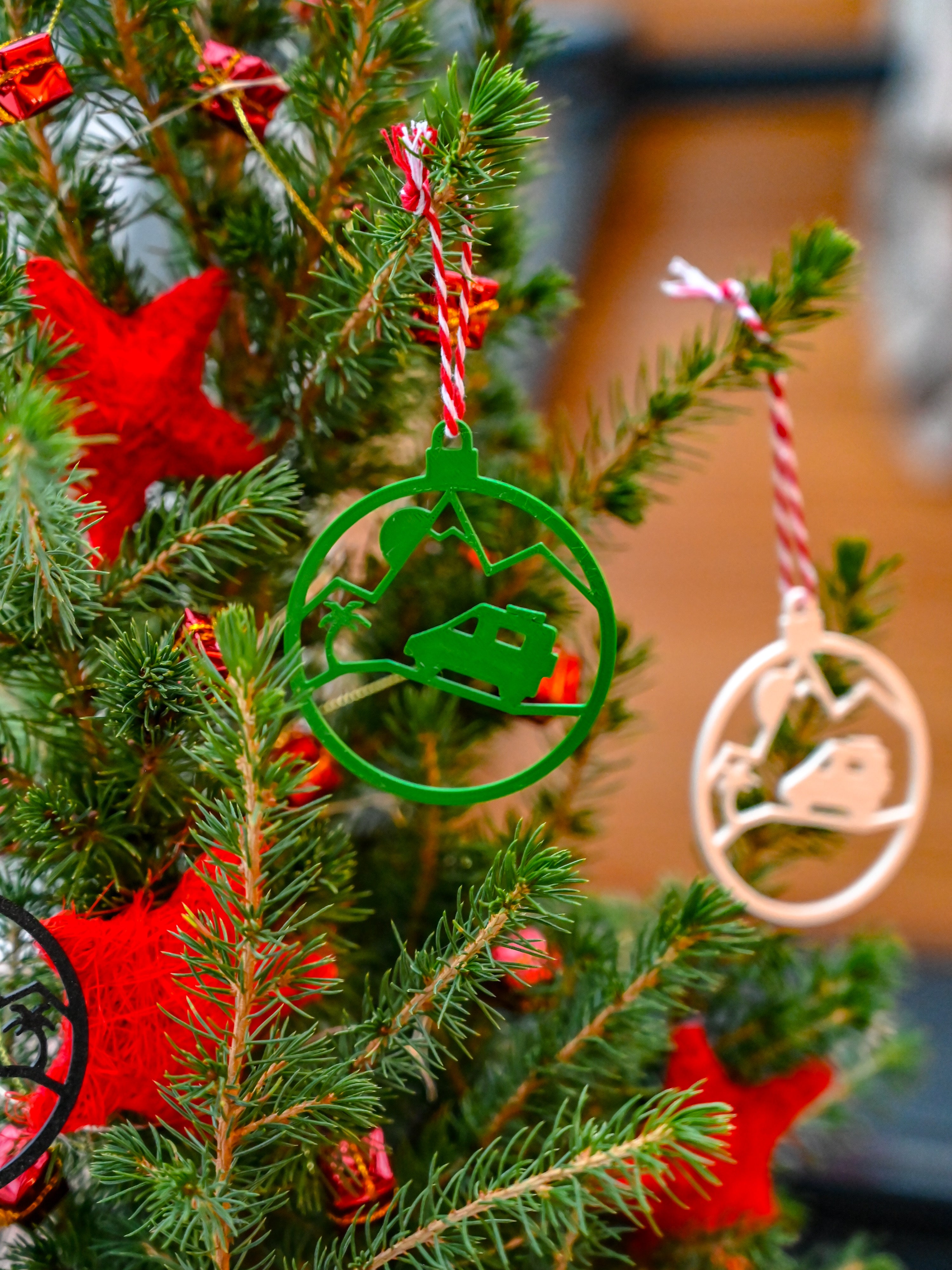 Der Weihnachtsbaum Camper Dekor - Offrotie 3D gedruckt - Vanlife Thema