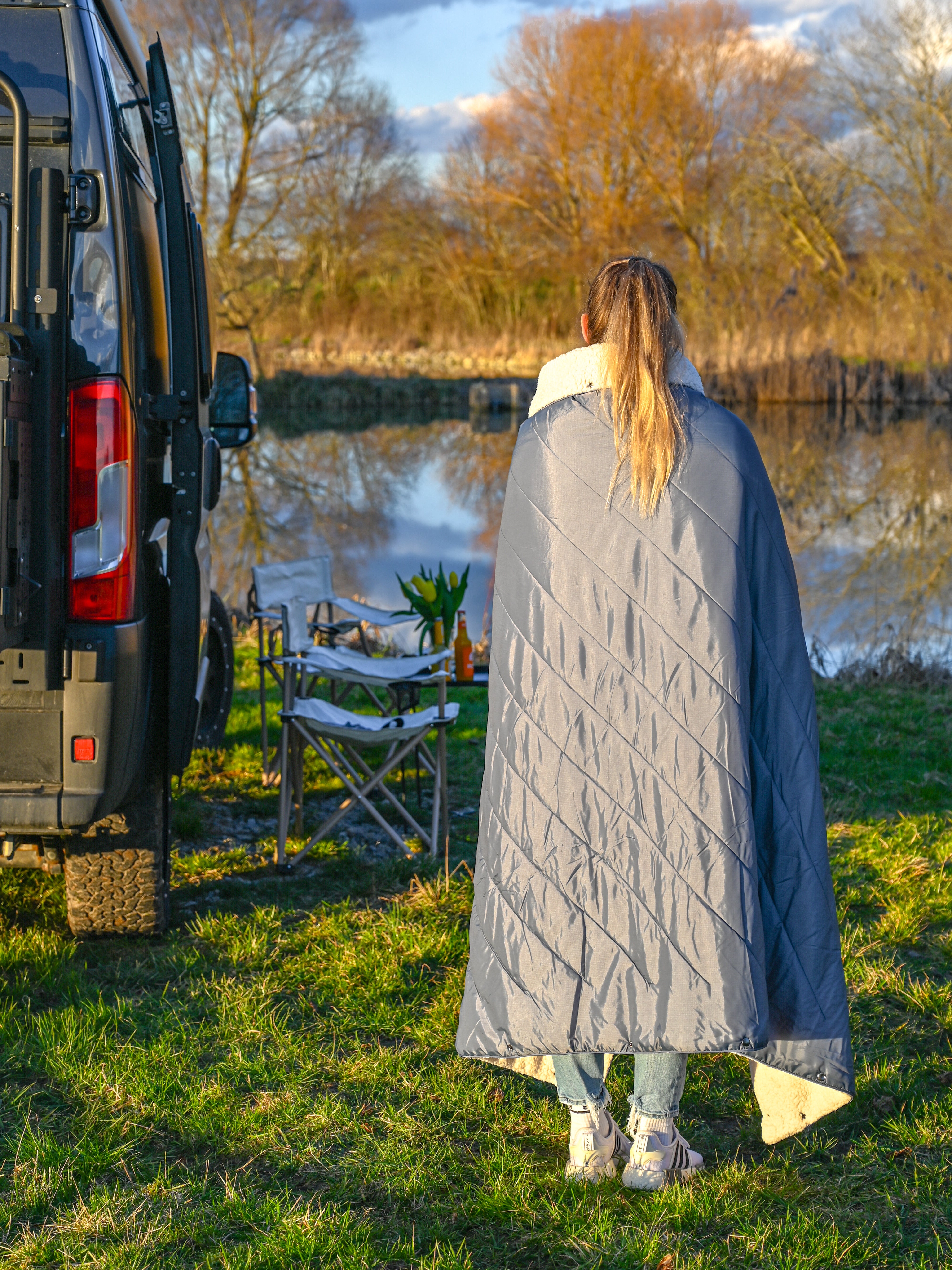 The Blanket - Coperta calda e coccolosa Offrotie - Morbida e sostenibile per la vita in van