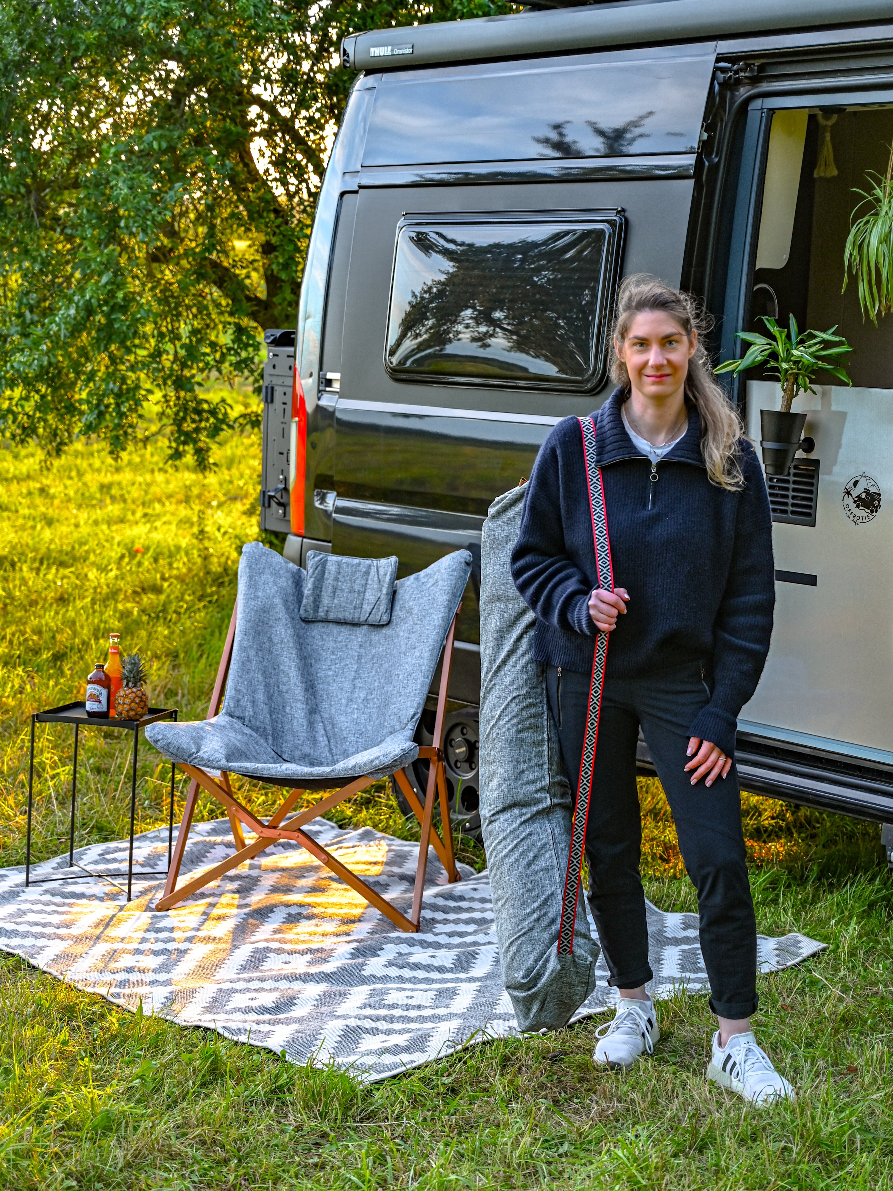 The Bo-Camp Bloomsbury Relax Chair - Urban Outdoor Collection - Foldable for Vanlife