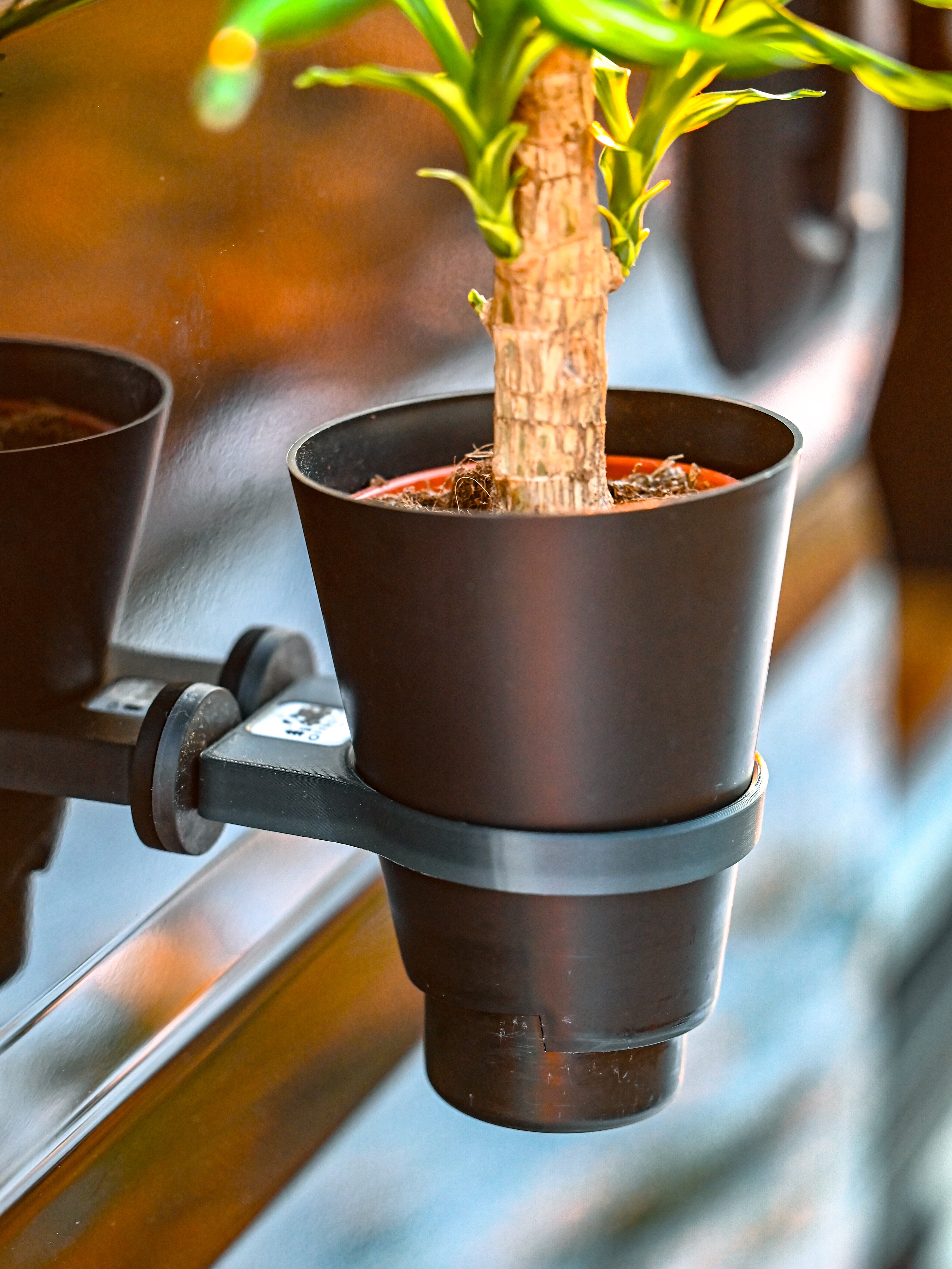 The Pot Holder and Flower Pot Kit Magnetic – Offrotie 3D Printed – Portable for Vanlife