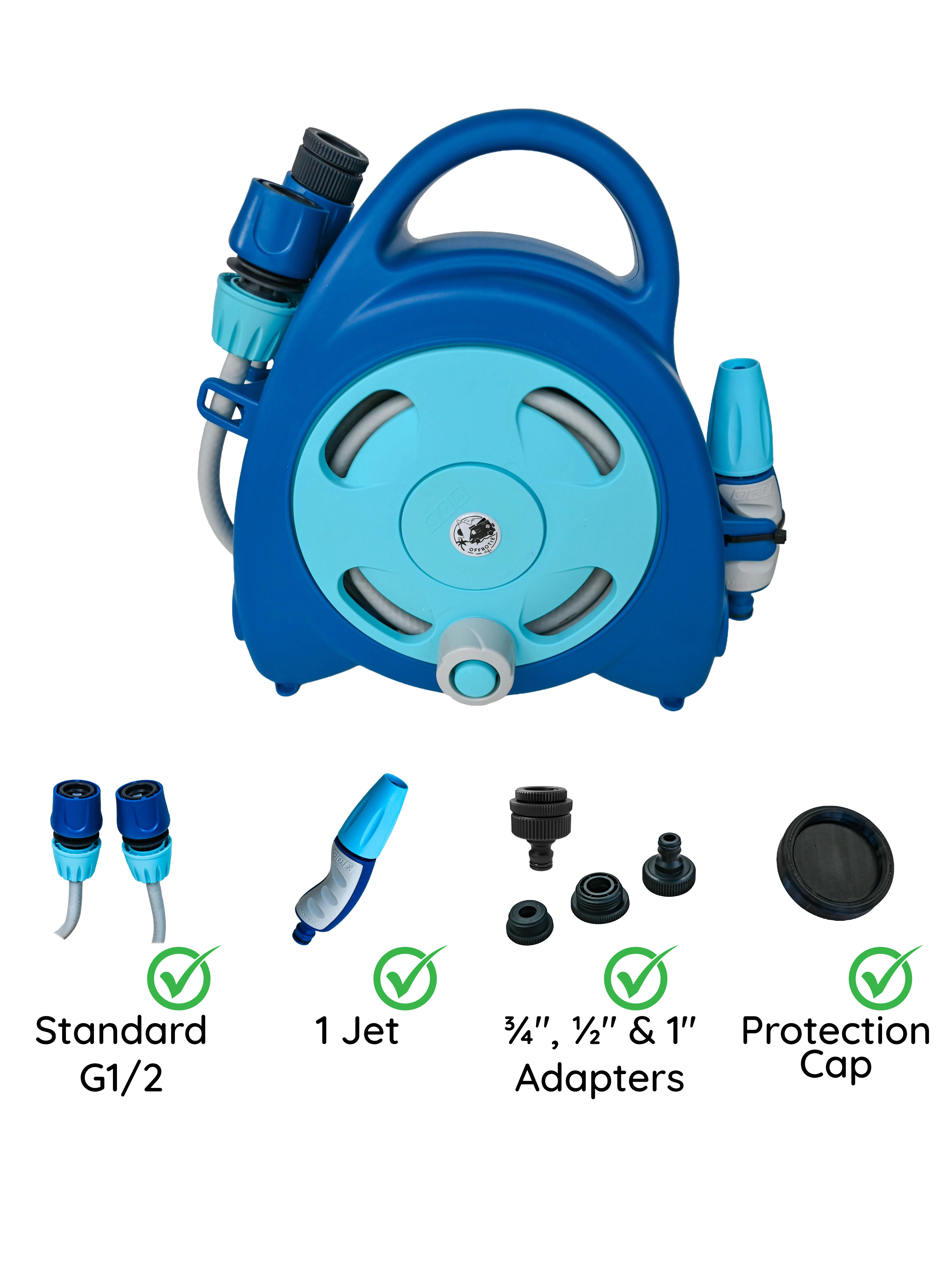Mini Hose Bag - Avvolgitubo magnetico - Offrotie - Portatile per Vanlife
