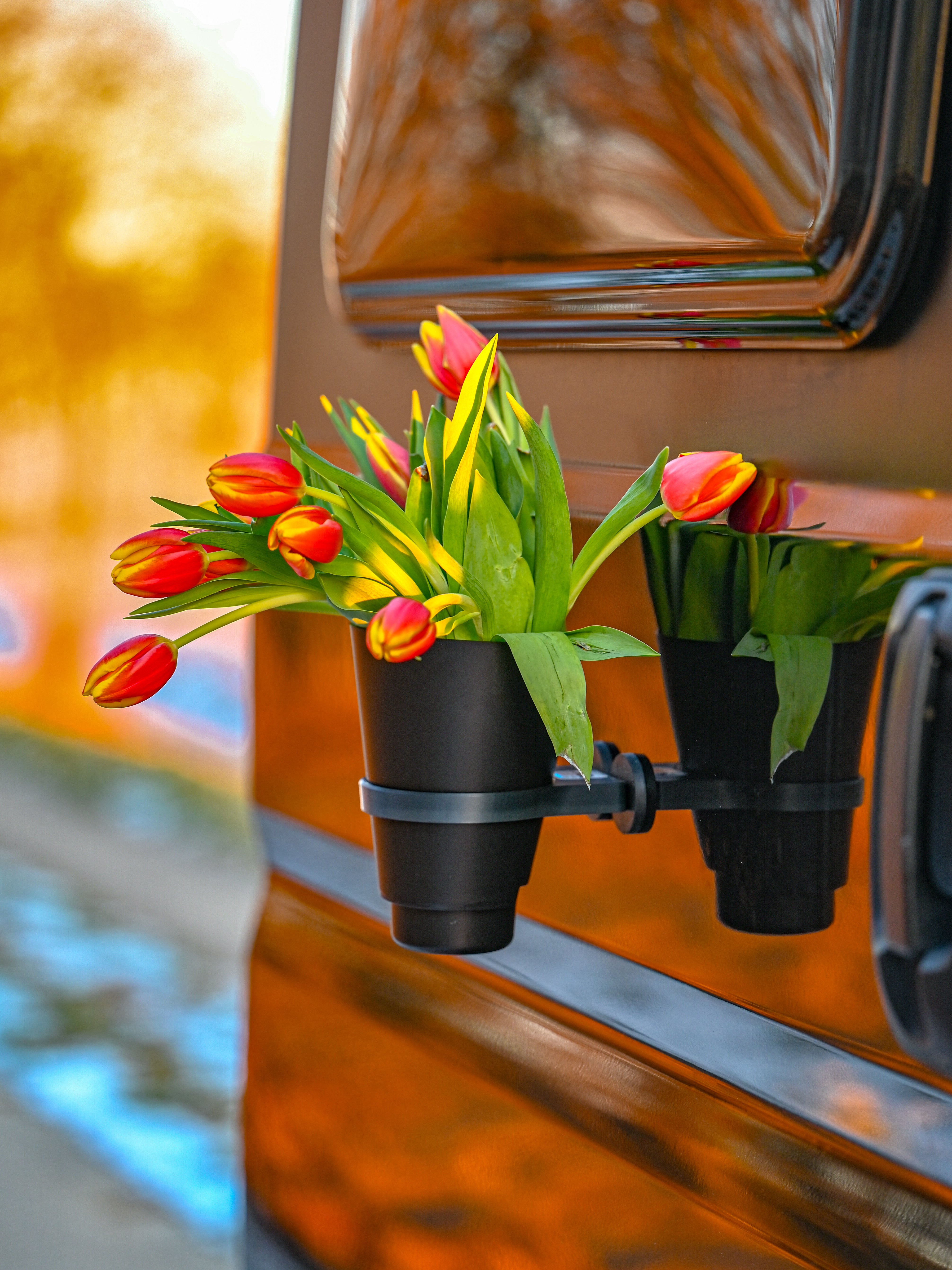 The Ring – Magnetic Plant Holder ø100mm – Offrotie 3D Printed – Portable for Vanlife