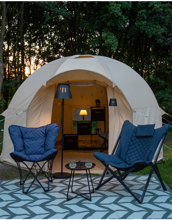 Silla Relax Bo-Camp Molfat - Colección Industrial - Plegable para Vanlife