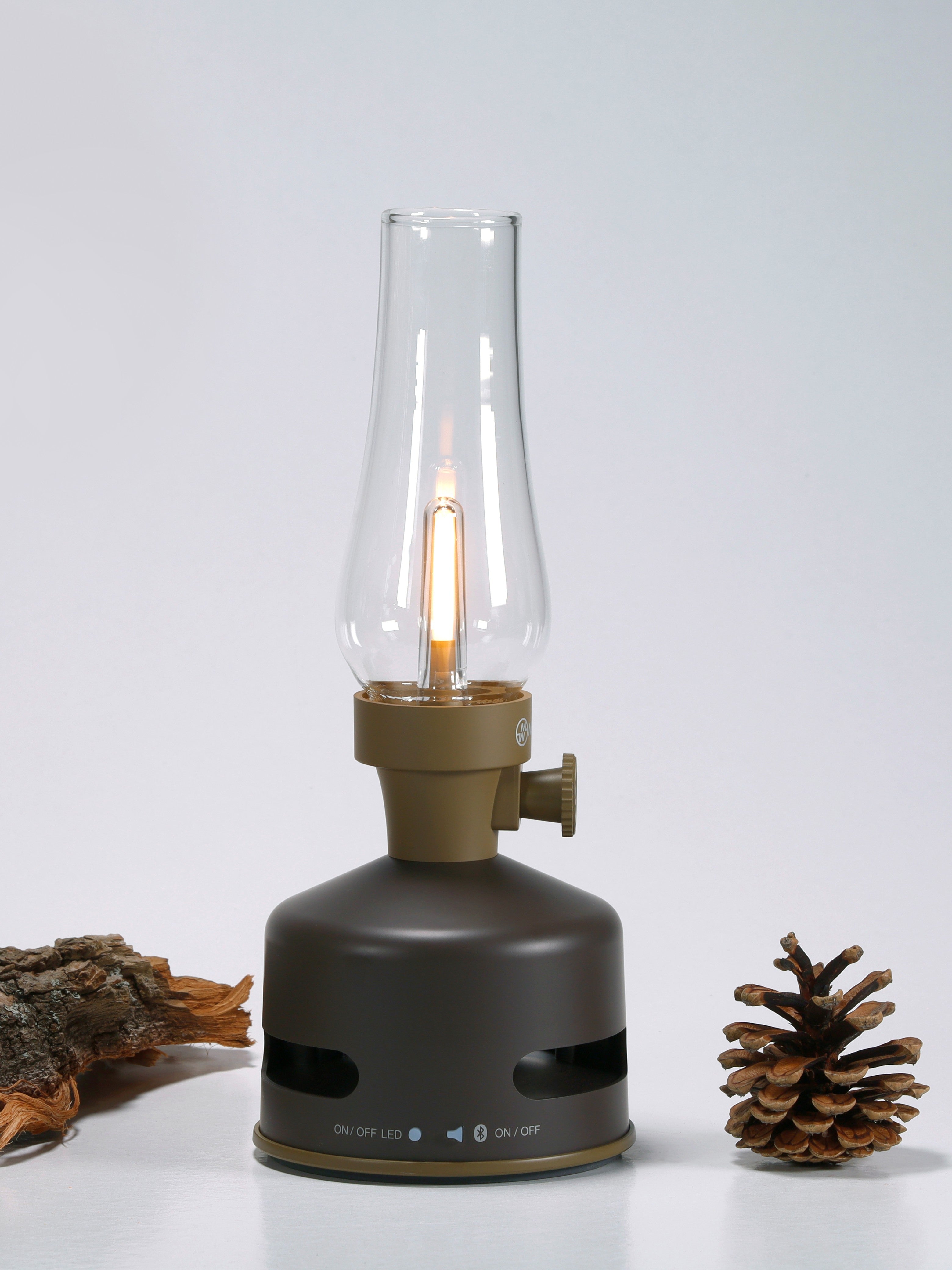 Lanterna LED con altoparlante - Alimentata a batteria - Portatile per Vanlife