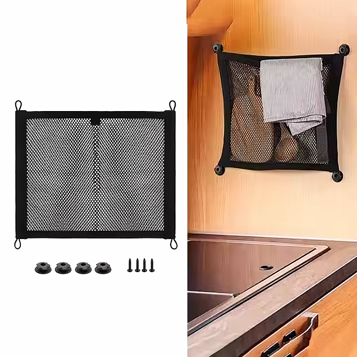 The Net Magnetic - Offrotie Storage Pocket | Cargo Net Organizer Kit