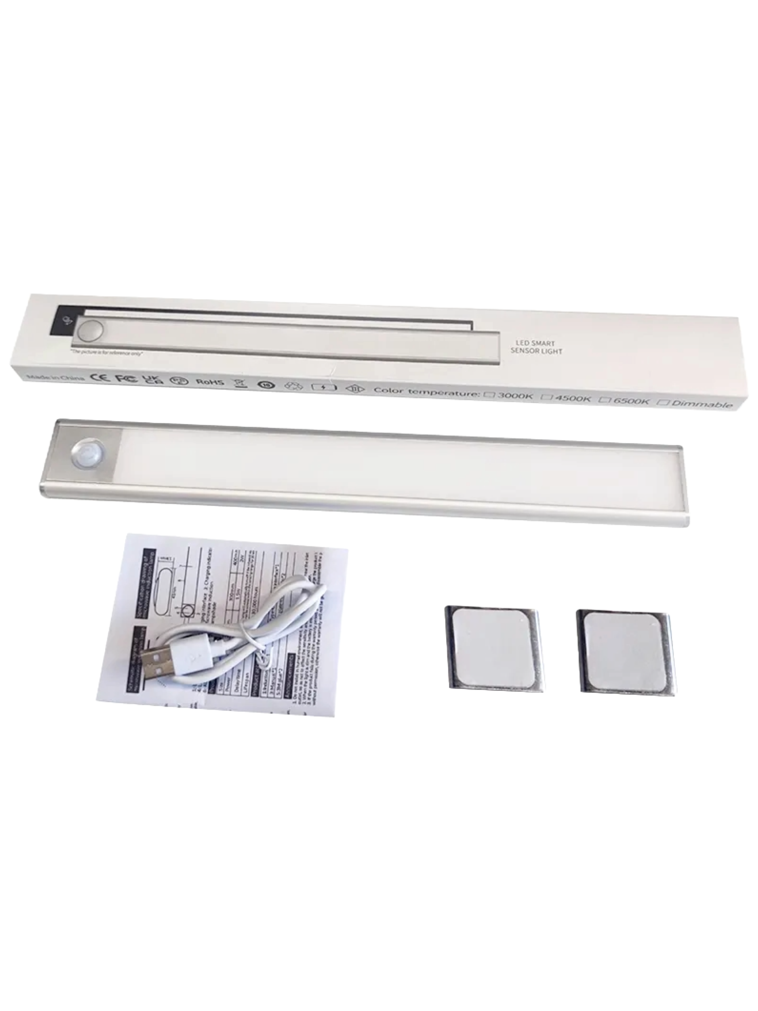 The LED Strip Magnetic - Offrotie Lamp for Cabinets Kitchen Bath - 3 Sizes | Motion Sensor | 3 Color Temperatures