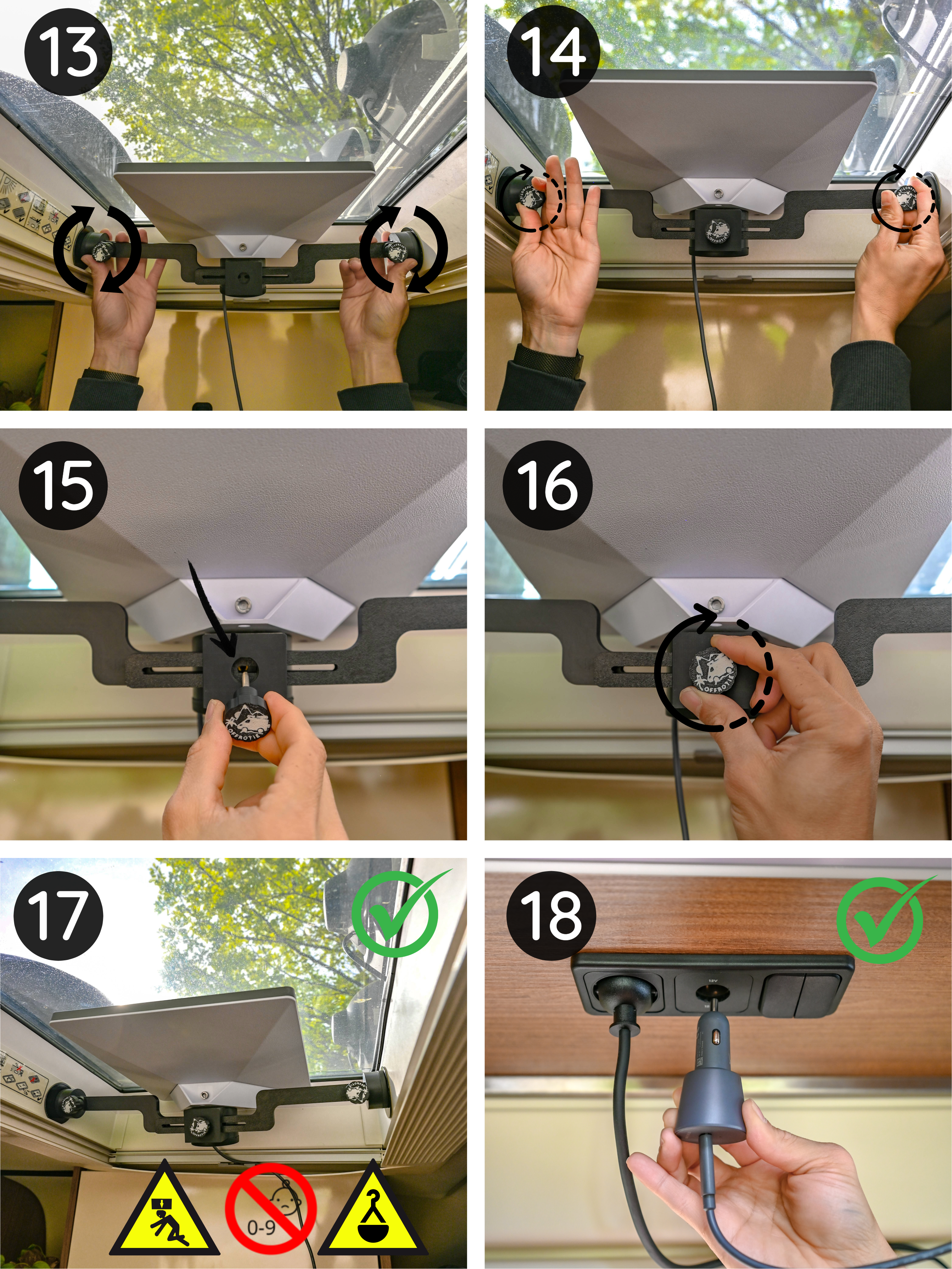Der Starlink Mini Magnethalter – Offrotie 3D-gedruckt – Für Fahrgestell- und Dachfenstermontage