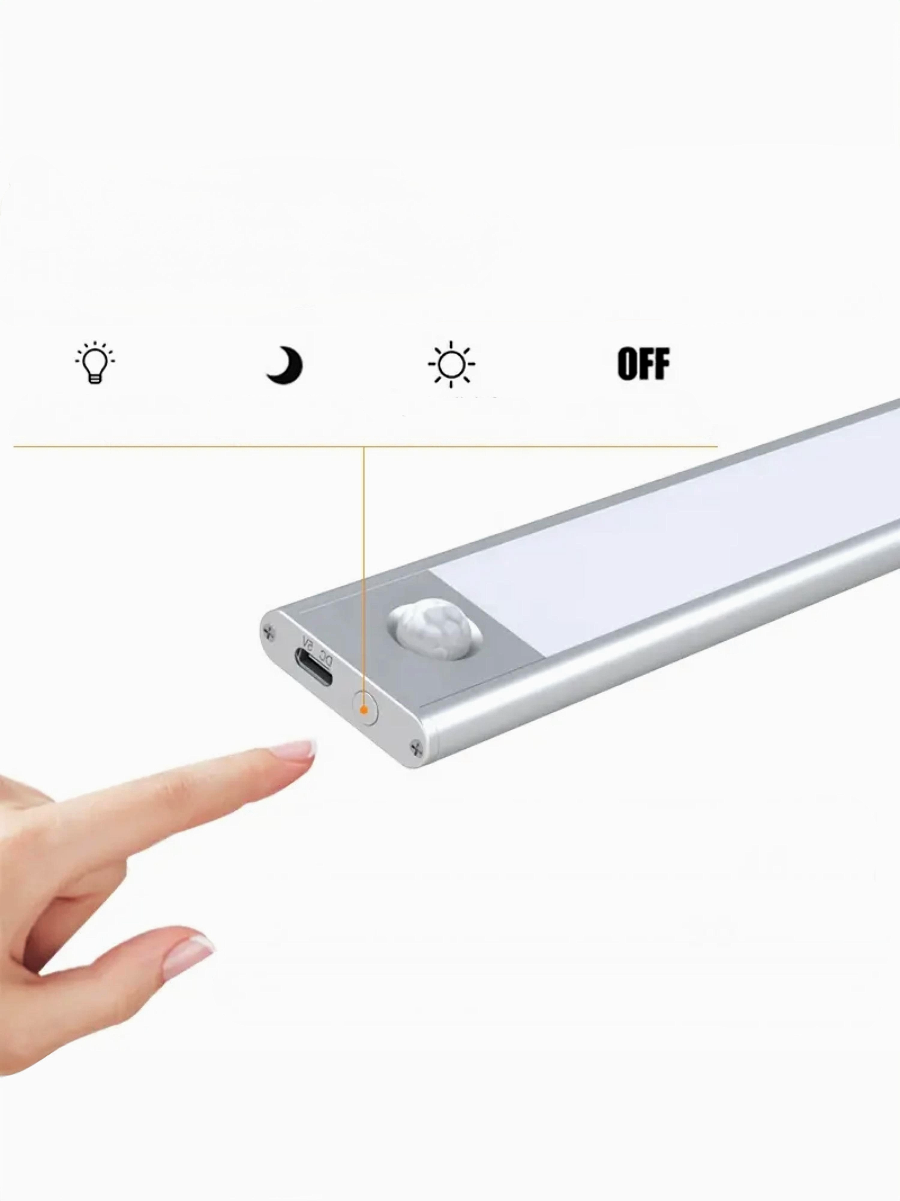 Striscia LED Magnetica - Lampada Offrotie per Mobili Cucina Bagno - 3 Misure | Sensore di Movimento | 3 Temperature Colore