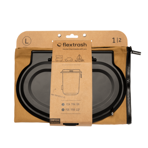 The Flextrash Waste Bin - Large 9 liters - Portable for Vanlife