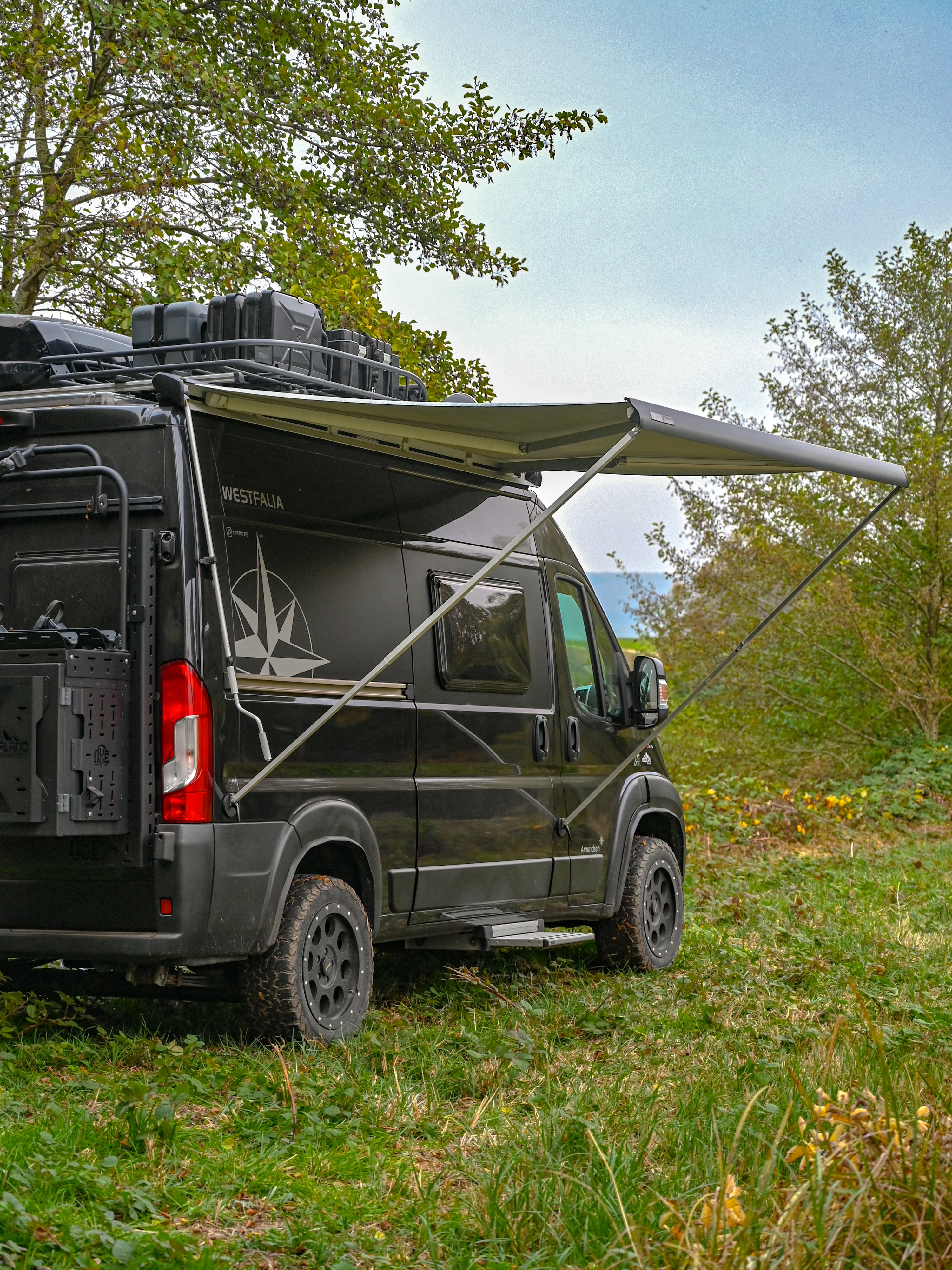 Die magnetische Markisenfußhalterung - Offrotie - Für alle Van-Markisen