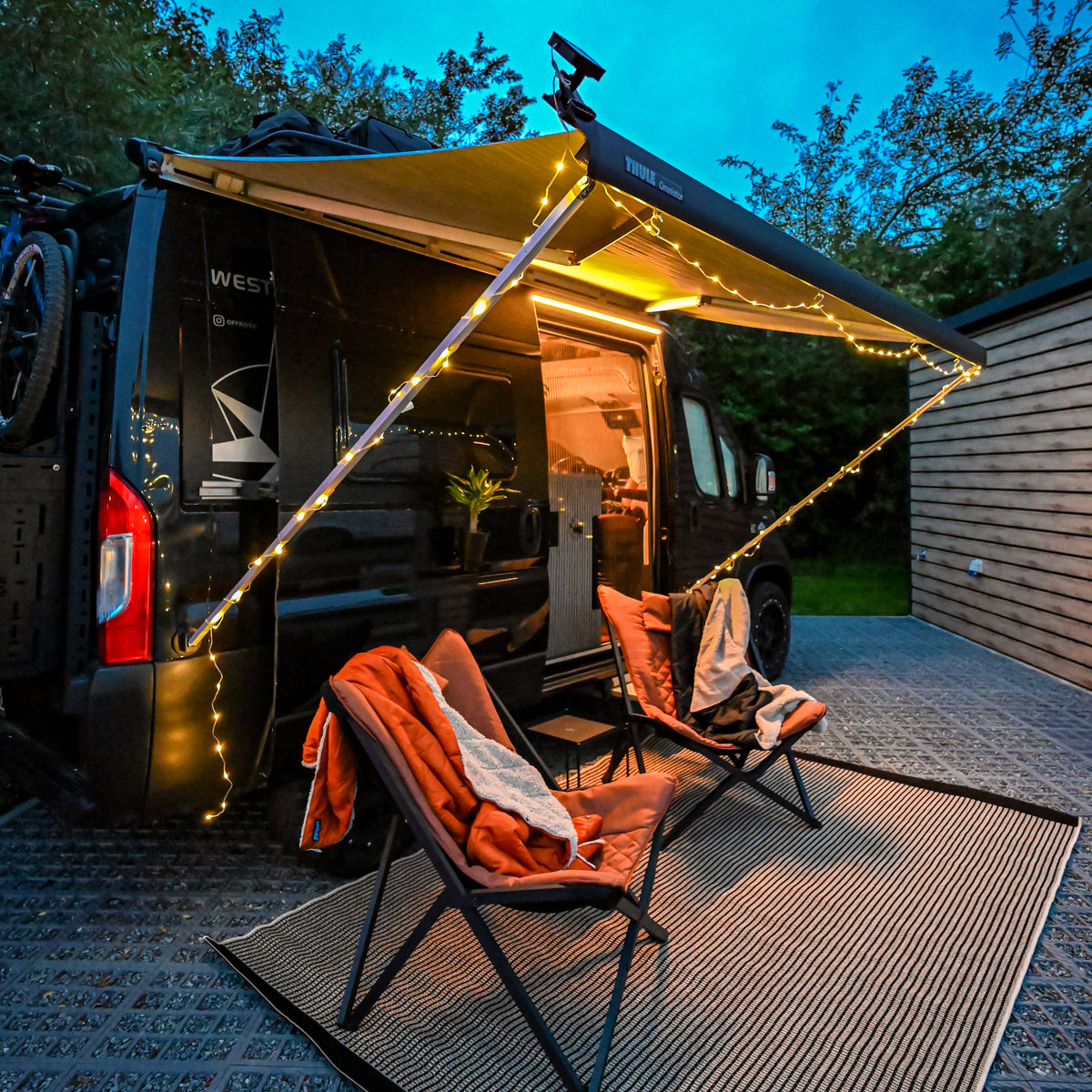 led beleuchtung markise wohnmobil Die Solar-Markisenlichterkette - Wasserdicht IP65