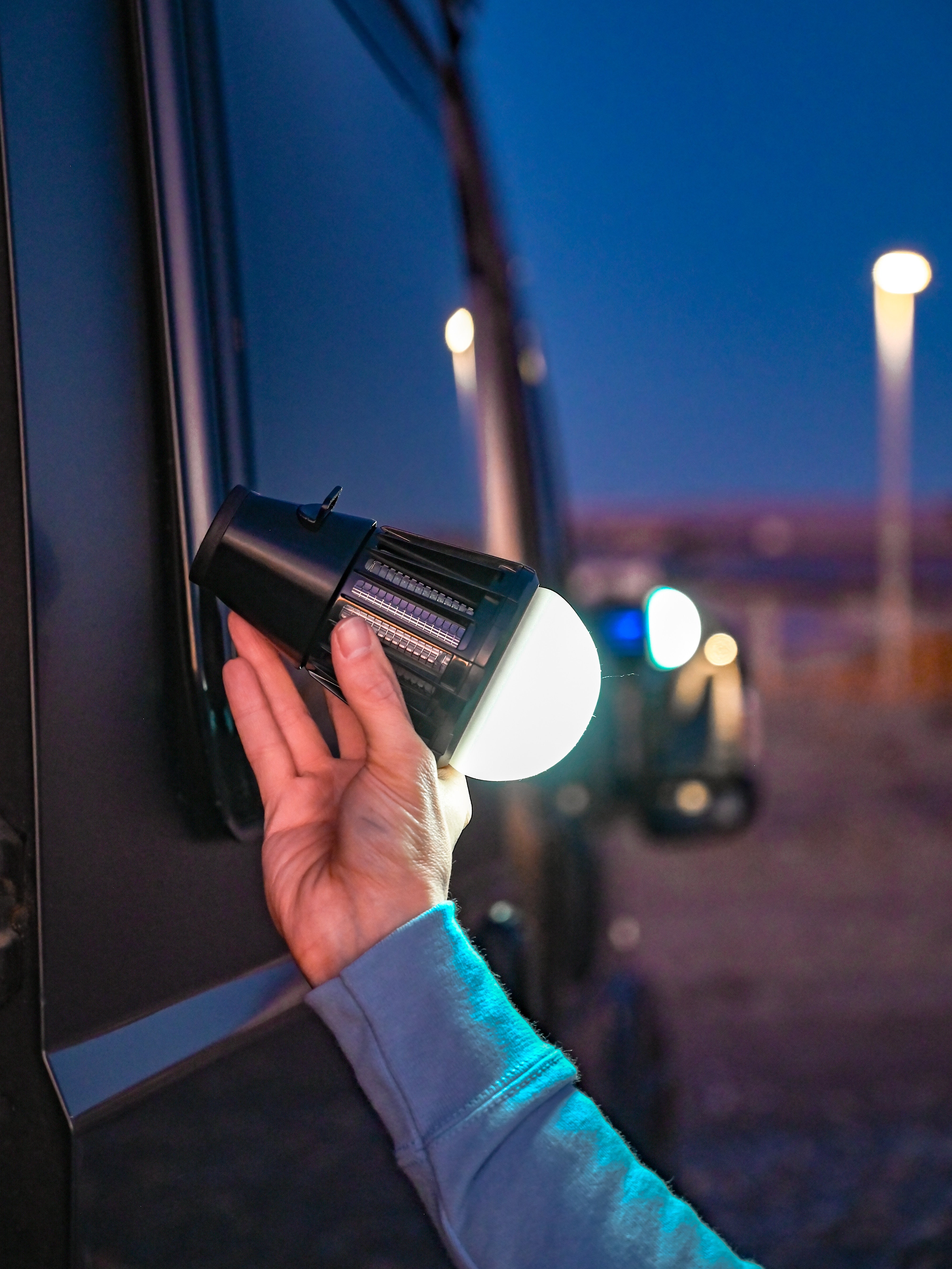 La Lampada antizanzare magnetica - Base stampata in 3D Offrotie per Bo-Camp 180 lumen impermeabile - Portatile per Vanlife