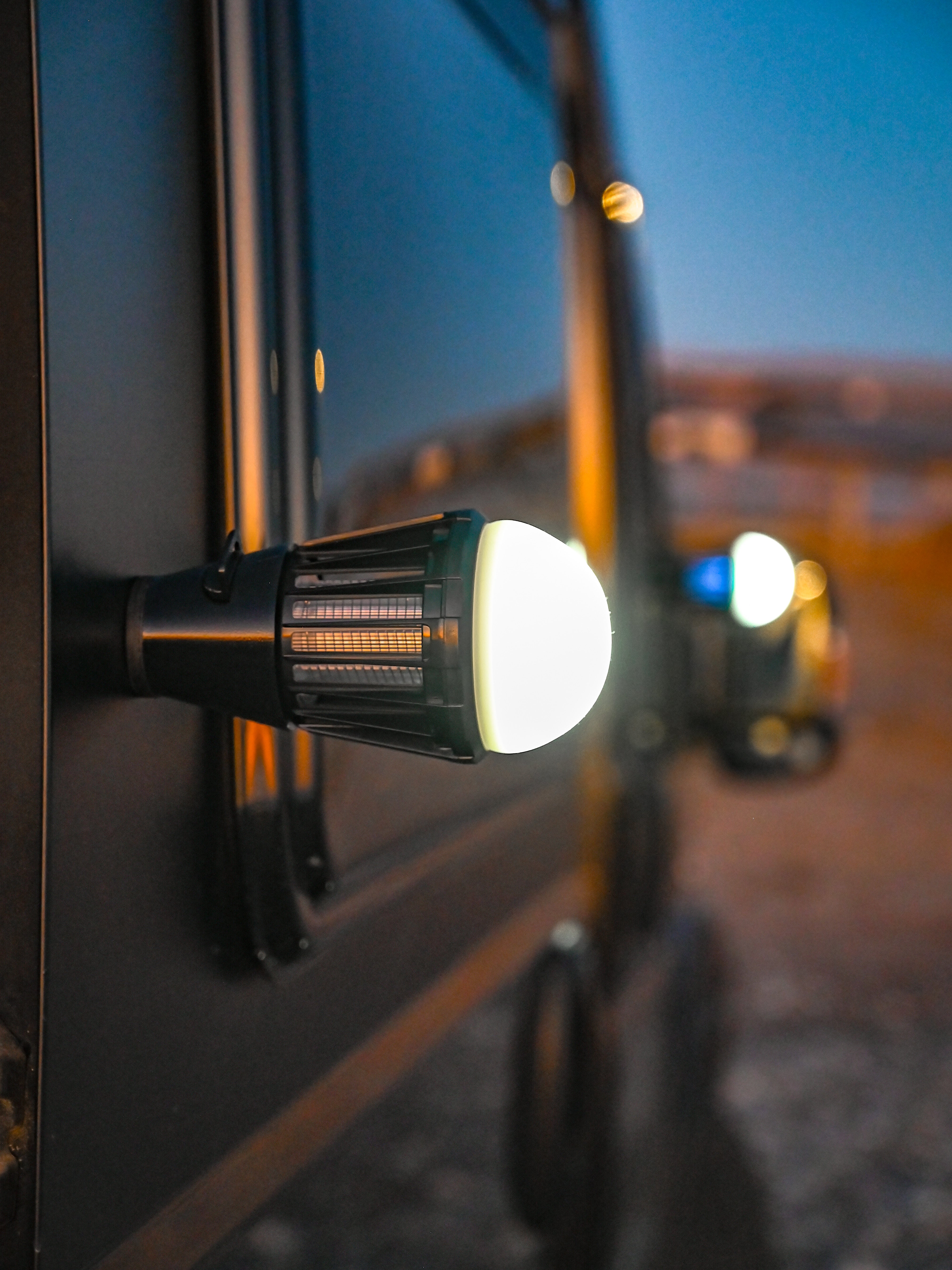La Lampada antizanzare magnetica - Base stampata in 3D Offrotie per Bo-Camp 180 lumen impermeabile - Portatile per Vanlife