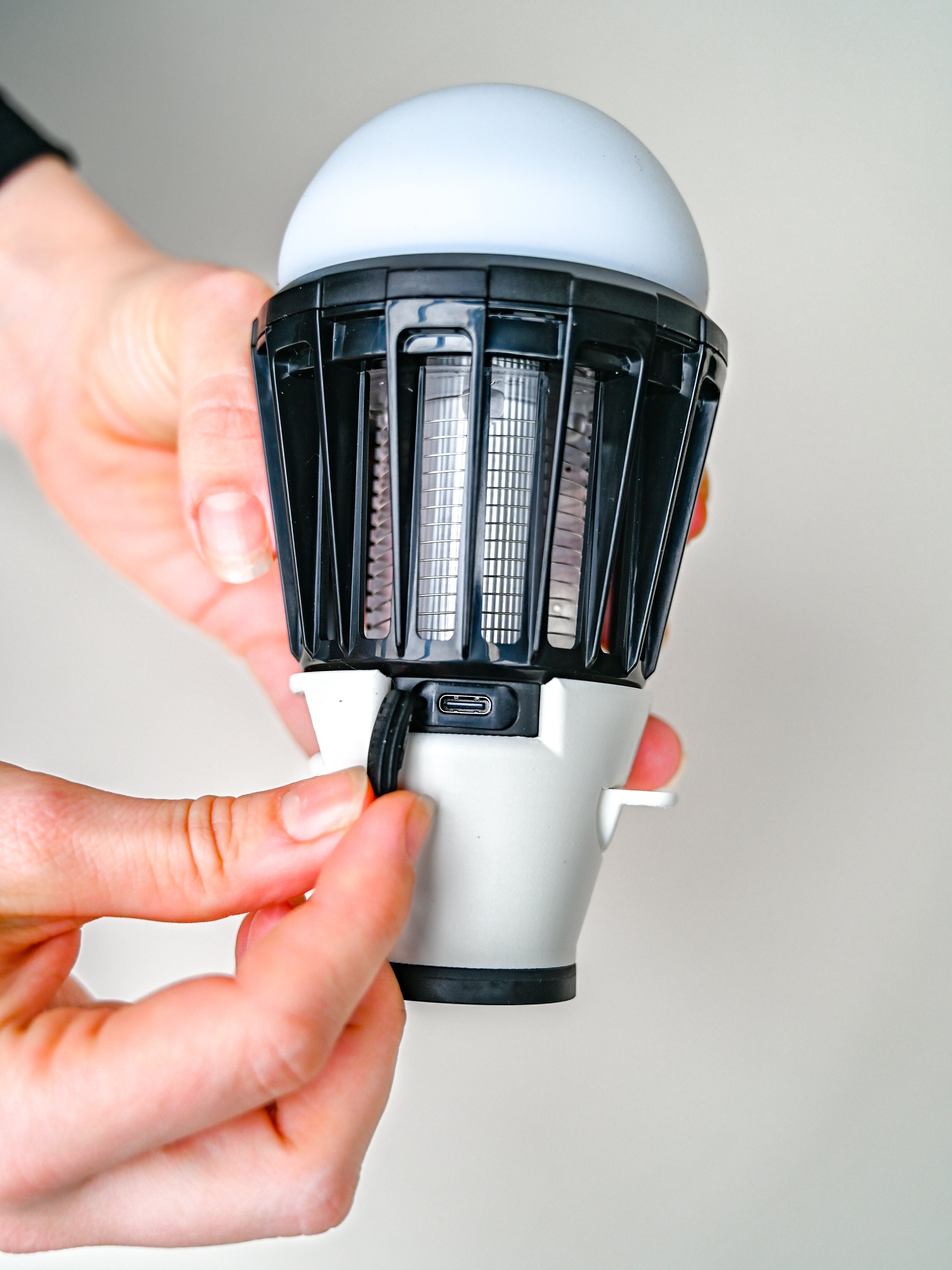 La Lampada antizanzare magnetica - Base stampata in 3D Offrotie per Bo-Camp 180 lumen impermeabile - Portatile per Vanlife