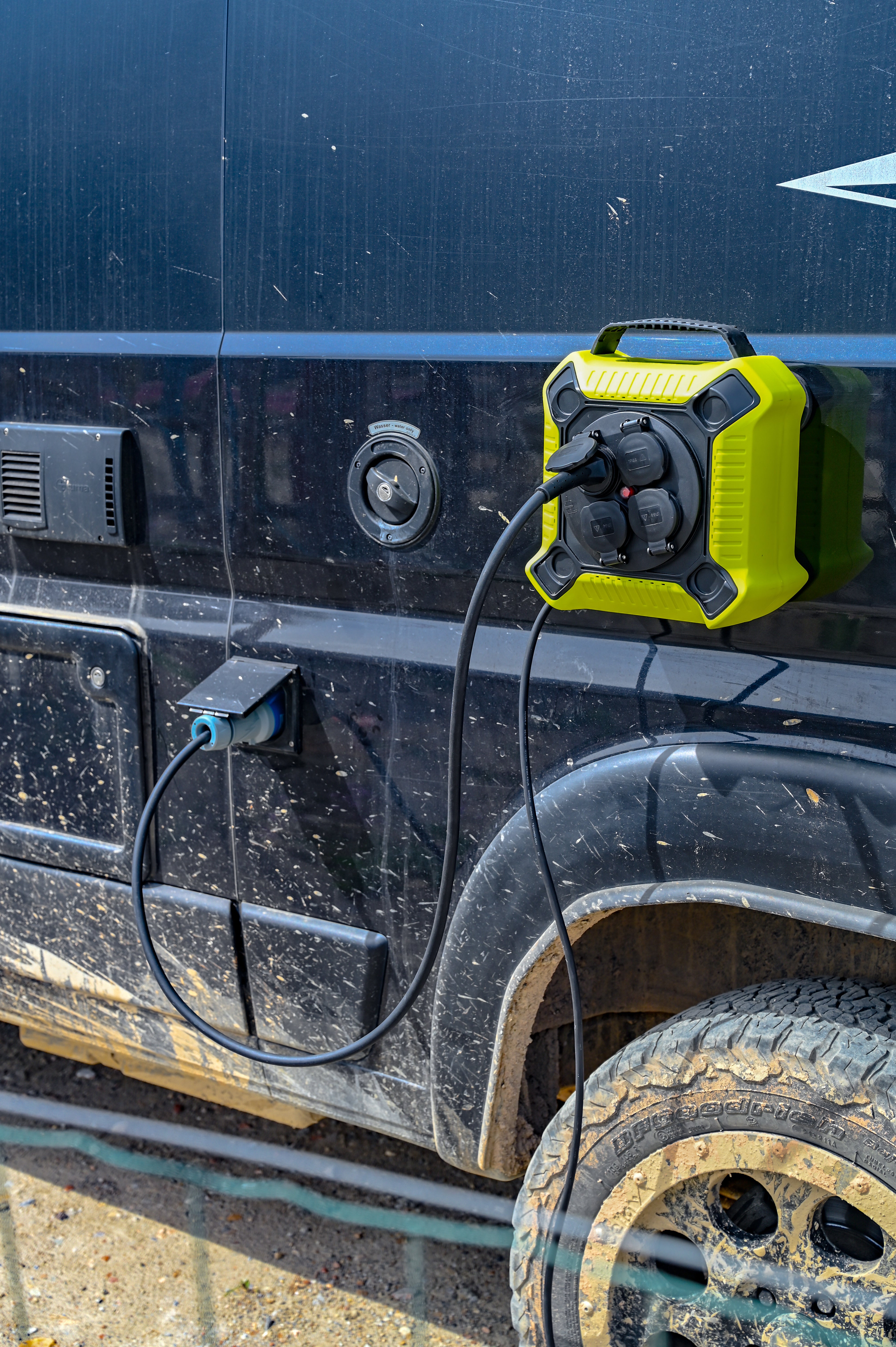 La Mini Bolsa para Cables - Carrete Magnético de Cable - Offrotie - Portátil para Vanlife