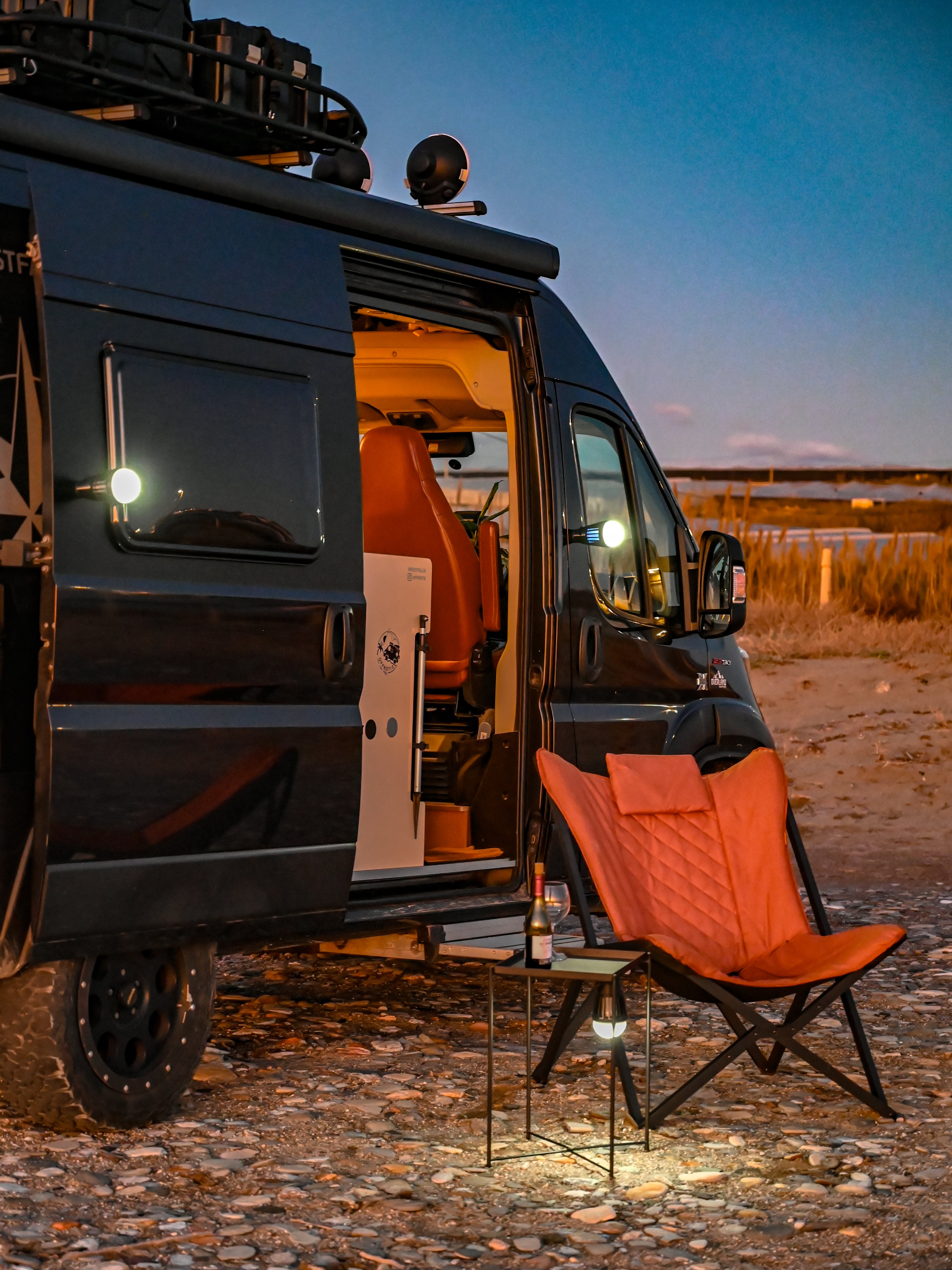 La Lampada antizanzare magnetica - Base stampata in 3D Offrotie per Bo-Camp 180 lumen impermeabile - Portatile per Vanlife