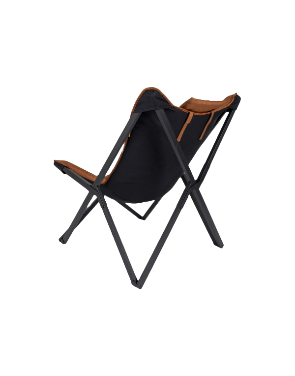 La chaise relax Bo-Camp Molfat - Collection Industrielle - Pliable pour Vanlife